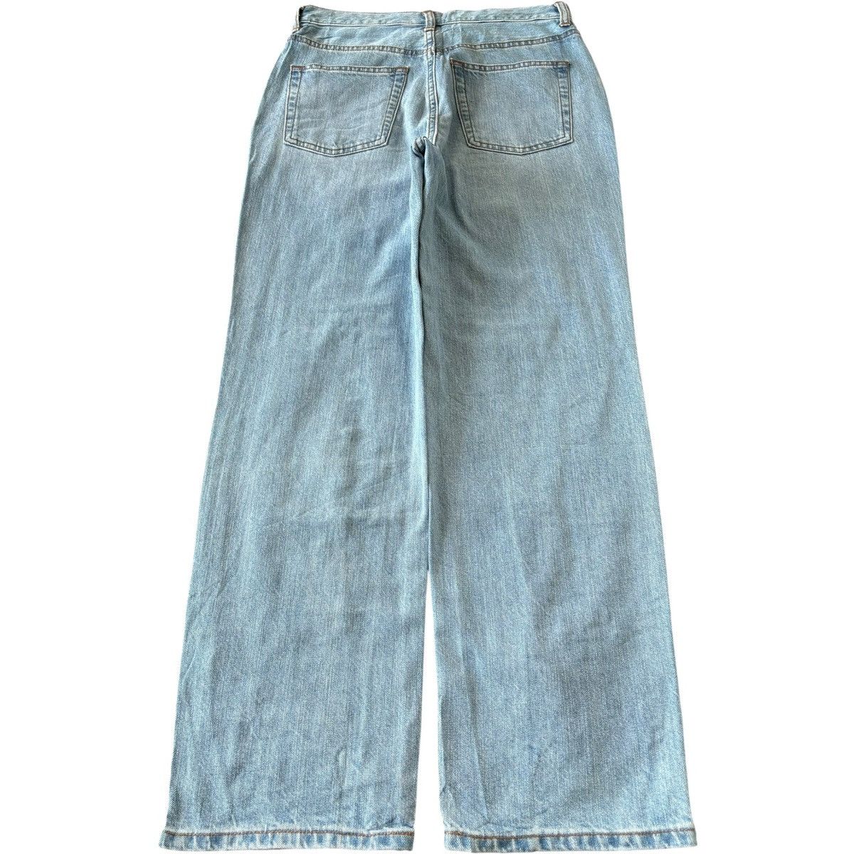 GU Vintage Japanese GU Custom Patchwork Loose Jeans Size US 29 - 2 Thumbnail