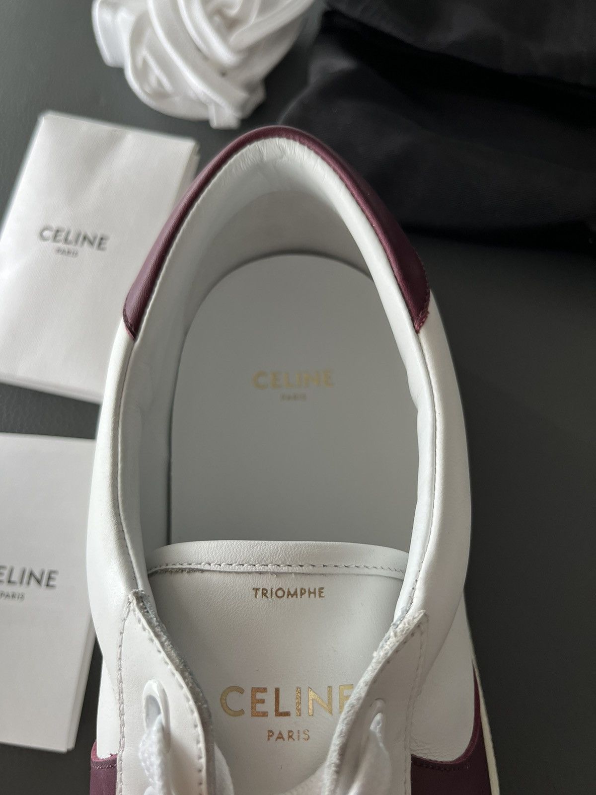 Celine × Hedi Slimane Runway Celine Hedi Slimane Classic Triomphe Sneaker Size US 13 / EU 46 - 9 Thumbnail