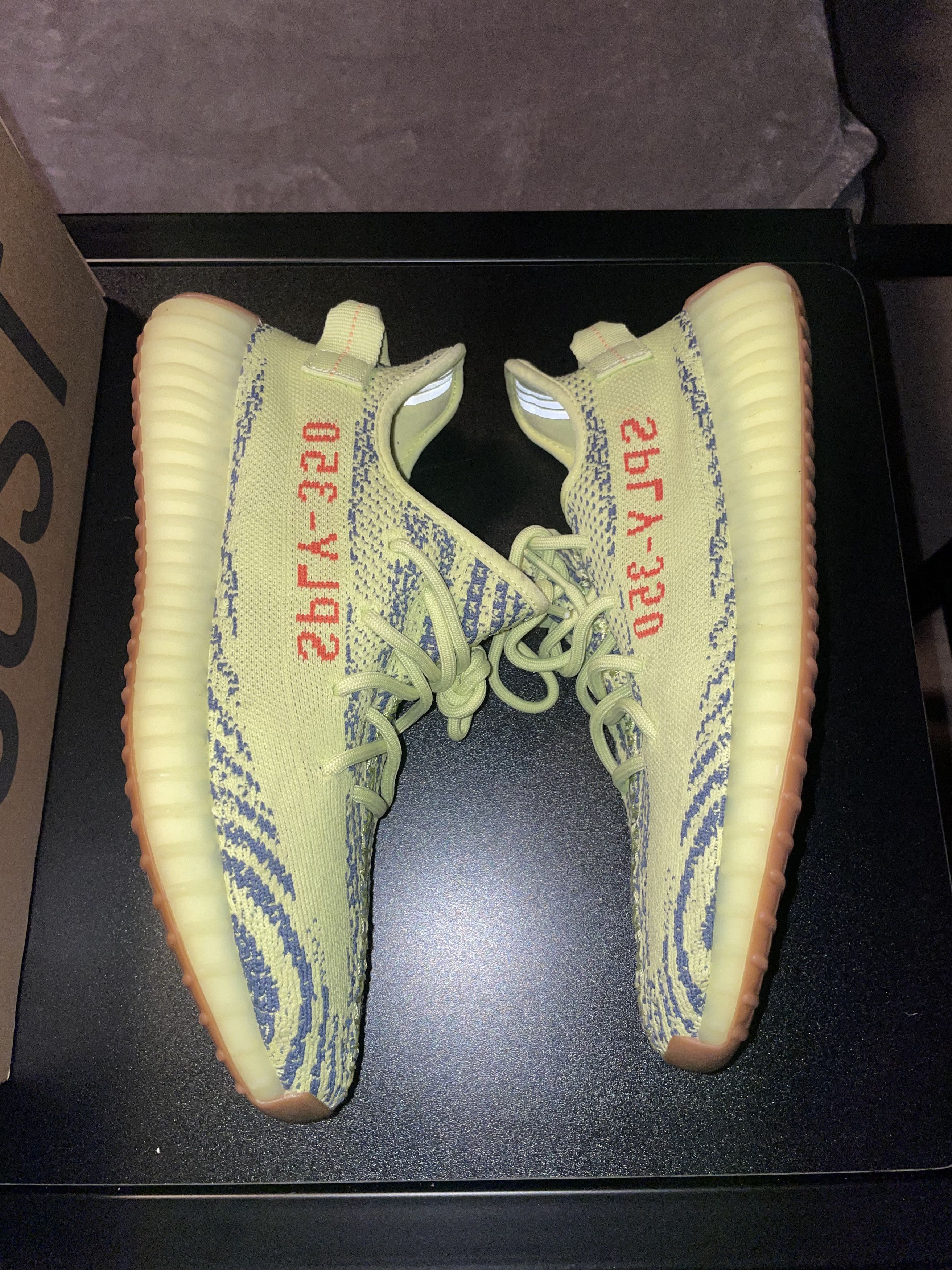 Adidas Frozen Yellow Yeezy Size US 9.5 / EU 42-43 - 6 Thumbnail