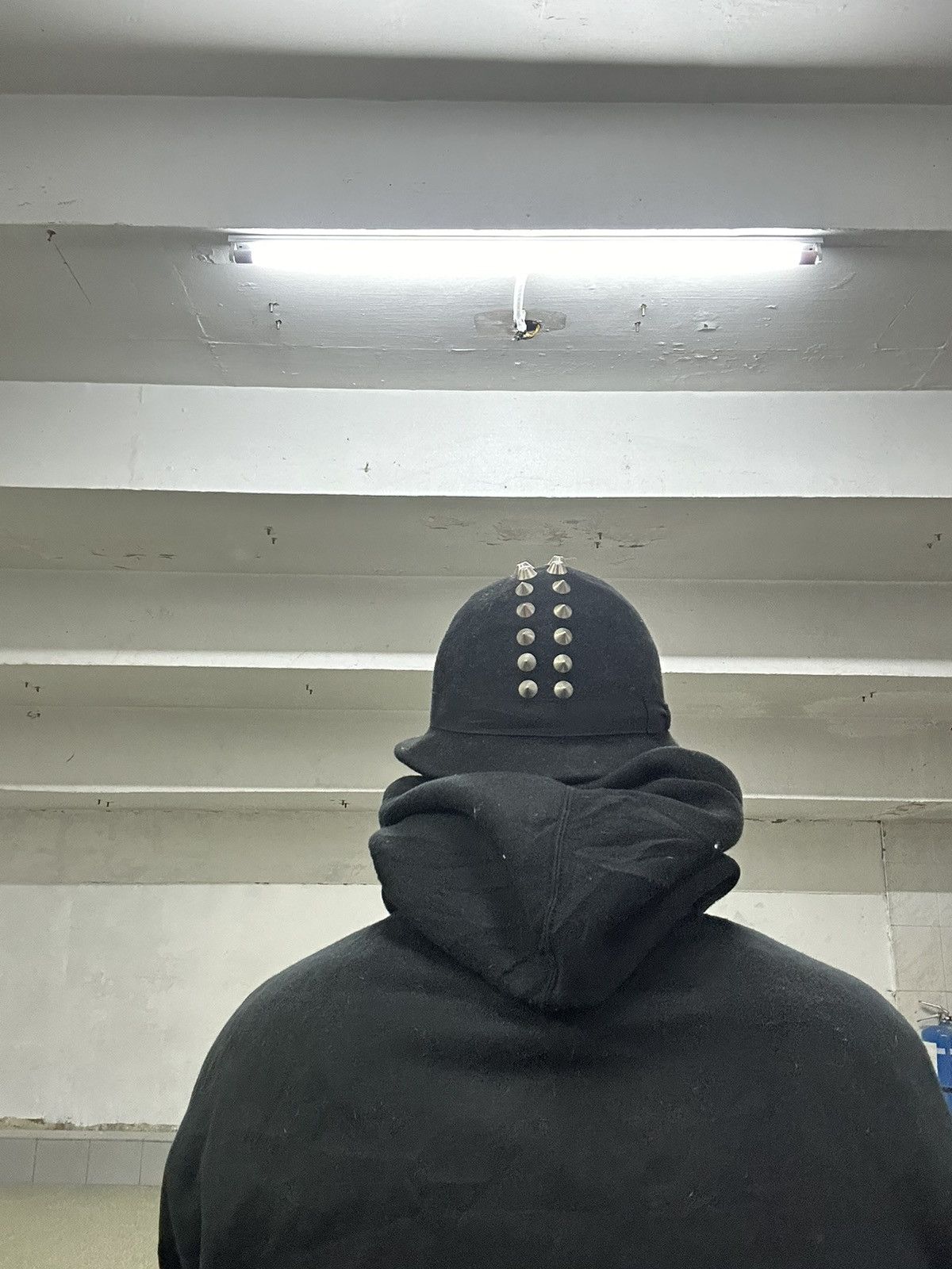 Japanese Brand Spike Studs Punk Black Noon Japan Hat Size ONE SIZE - 12 Thumbnail