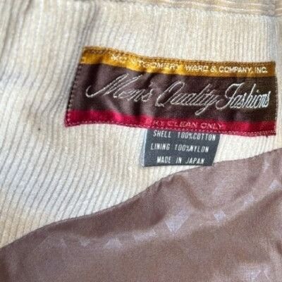 Other Montgomery Ward Corduroy Blazer Vintage Sport Coat Jacket Sz Size 38R - 9 Thumbnail