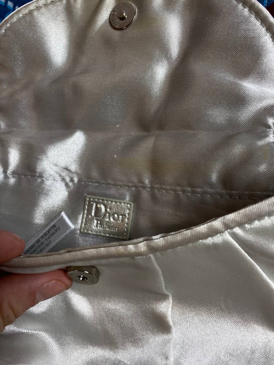 Christian Dior Monsieur Dior cosmetic small bag metallic logo pouch parfums Size ONE SIZE - 6 Thumbnail