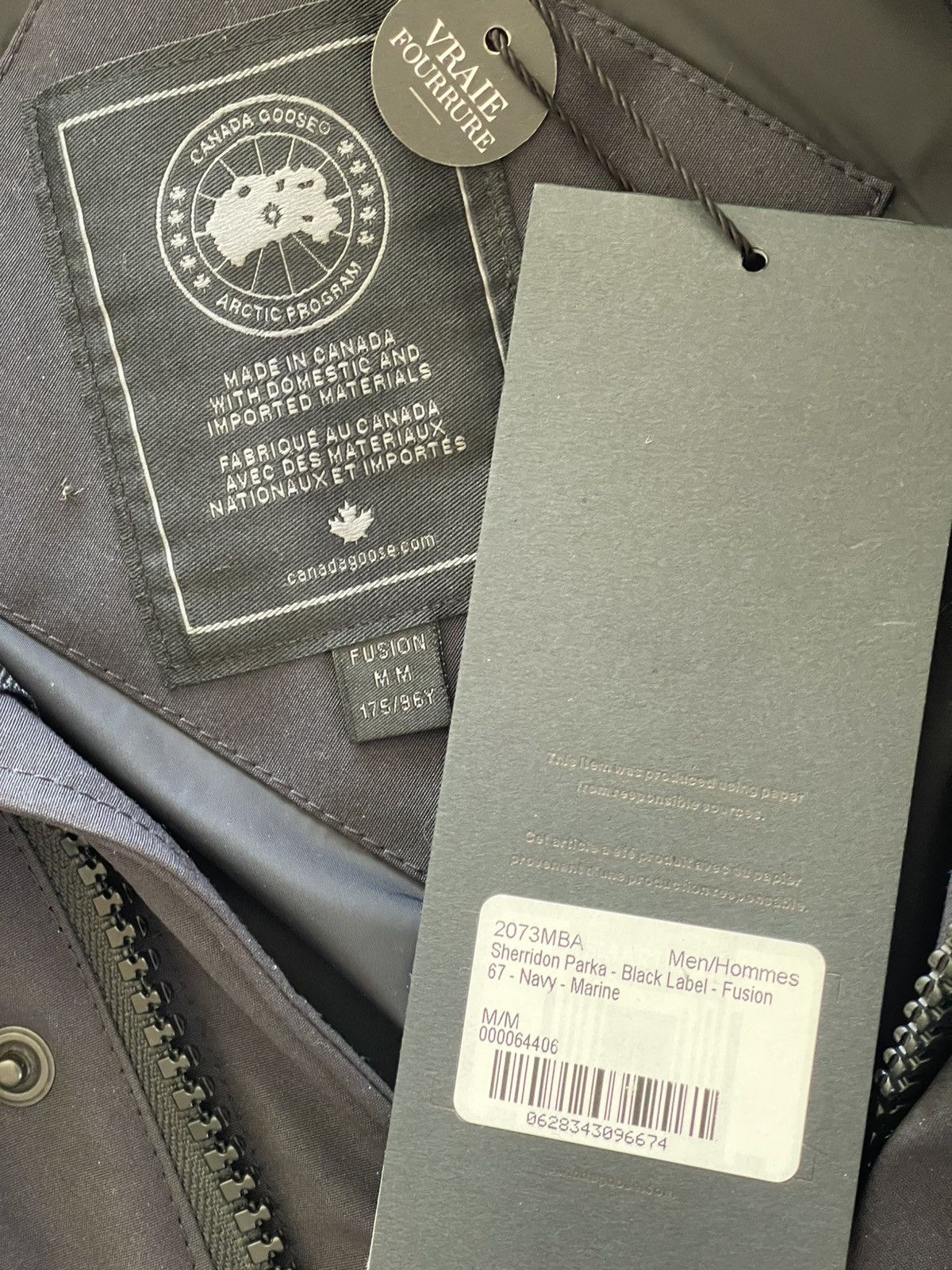 Canada Goose Canada goose men’s M sherridon black label fur parka new Size US M / EU 48-50 / 2 - 18 Thumbnail