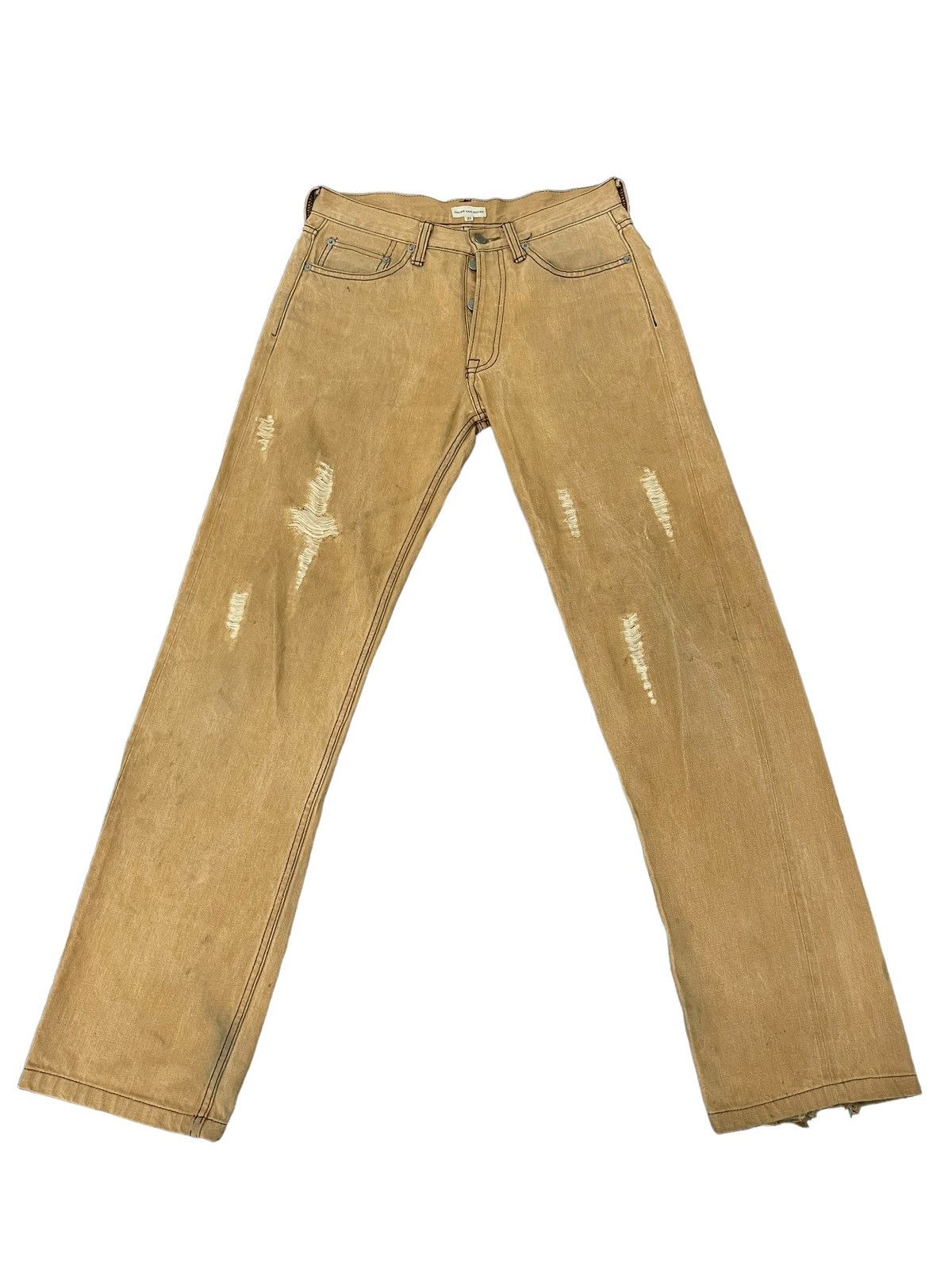 Dries Van Noten Dries Van Noten Dirty Distress Denim Regular Fit 8🟦5 Size US 30 / EU 46 - 1 Thumbnail