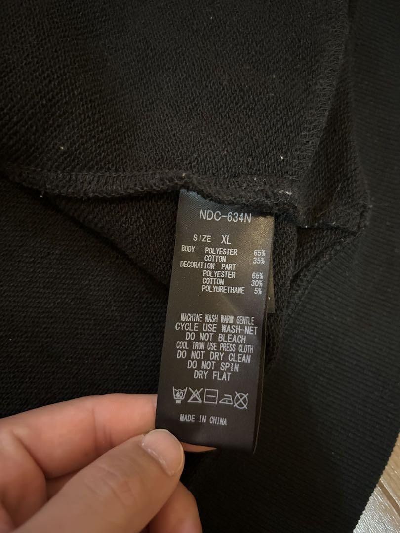 Number (N)ine Full Zip Hoodie Size US XL / EU 56 / 4 - 8 Thumbnail