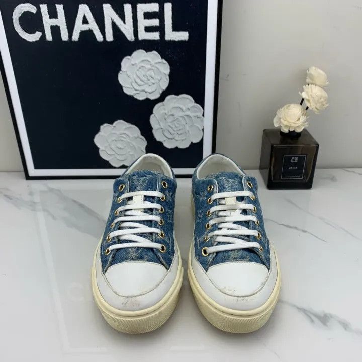 Louis Vuitton Stylish Denim Low-top Sneakers -2508