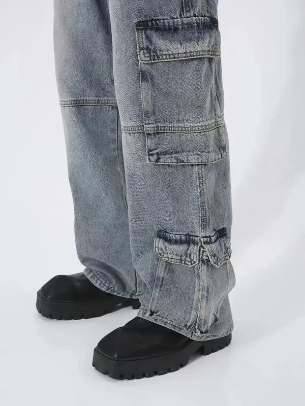 VIBE Retro baggy cargo jeans with big pockets Size US 32 / EU 48 - 7 Thumbnail