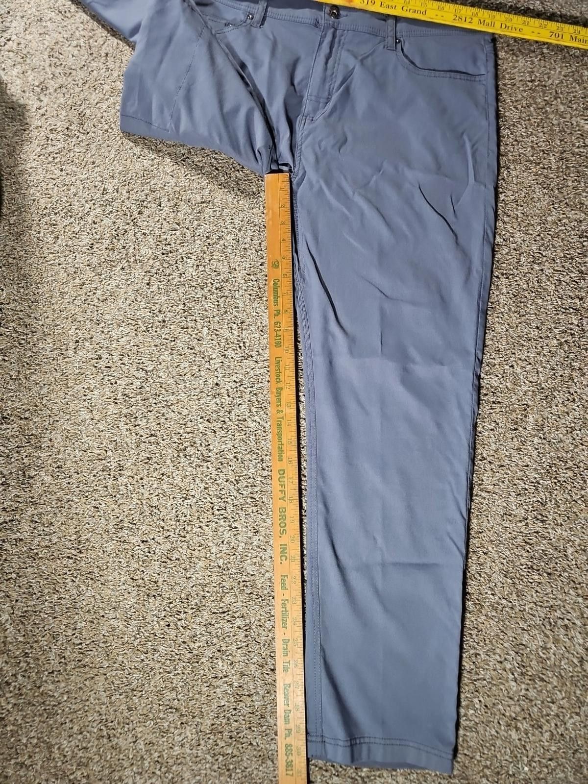 Le Grande Bleu (L.G.B.) Gerry 38x32 Outdoor Hiking Pants Blue Gray Small Burn Size US 38 / EU 54 - 5 Thumbnail