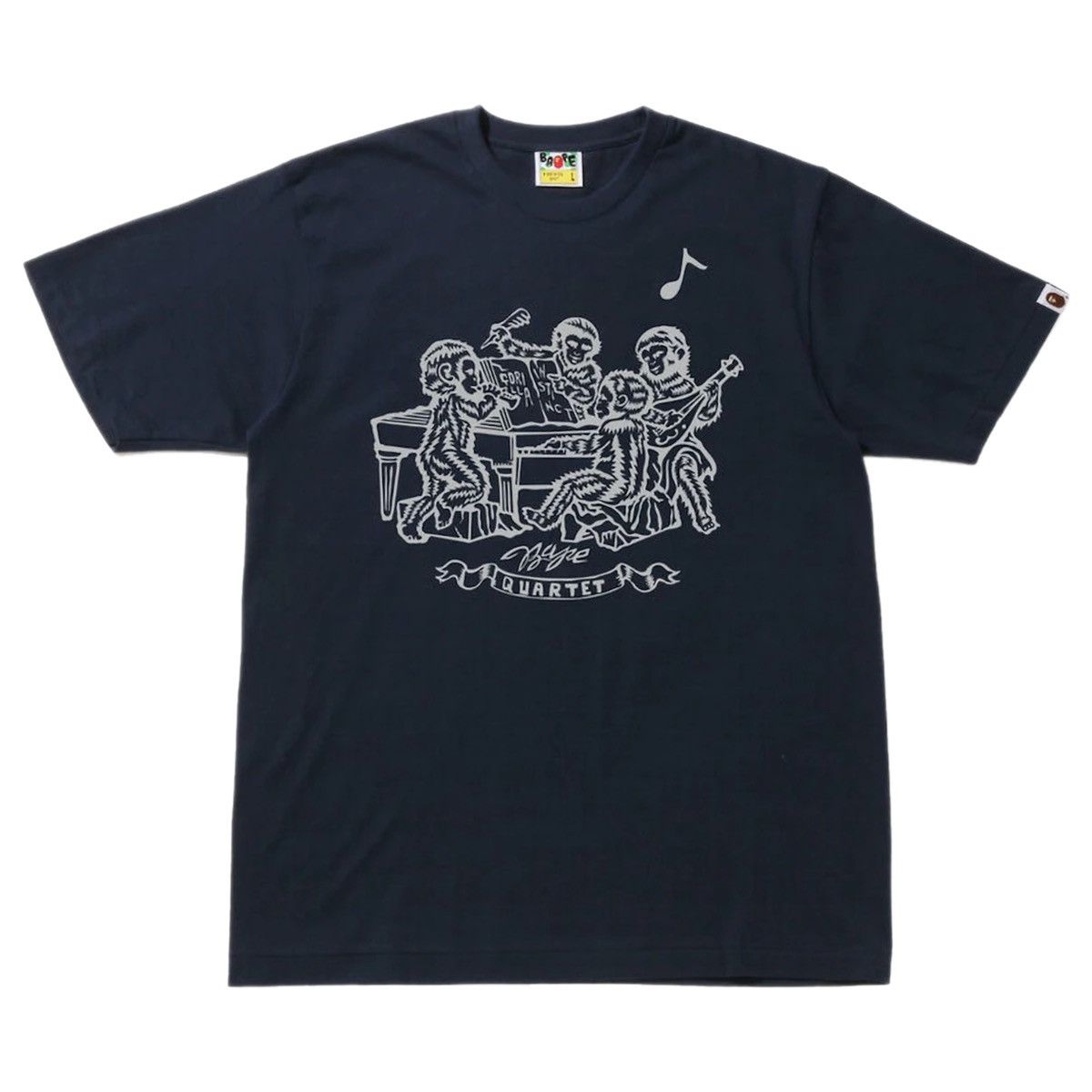 image of Bape Archive Graphic 3 Tee 2022 in Navy, Men's (Size XL)