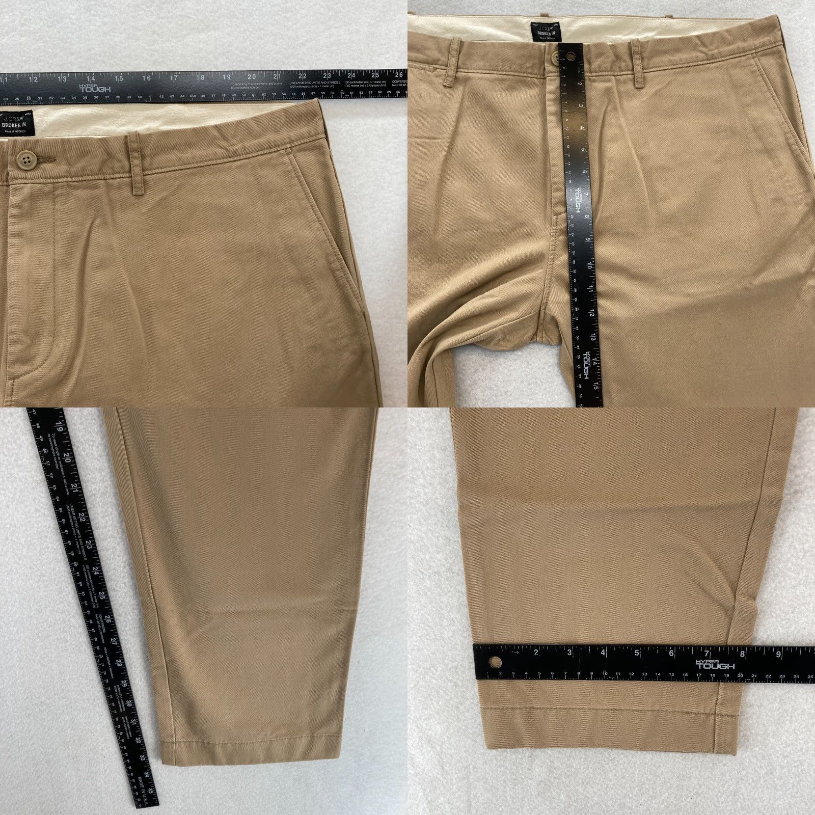 J.Crew J.Crew 484 Chino Pants Mens 44x34 Slim Fit Straight Leg Brown Preppy Casual NWT Size US 44 / EU 60 - 8 Thumbnail