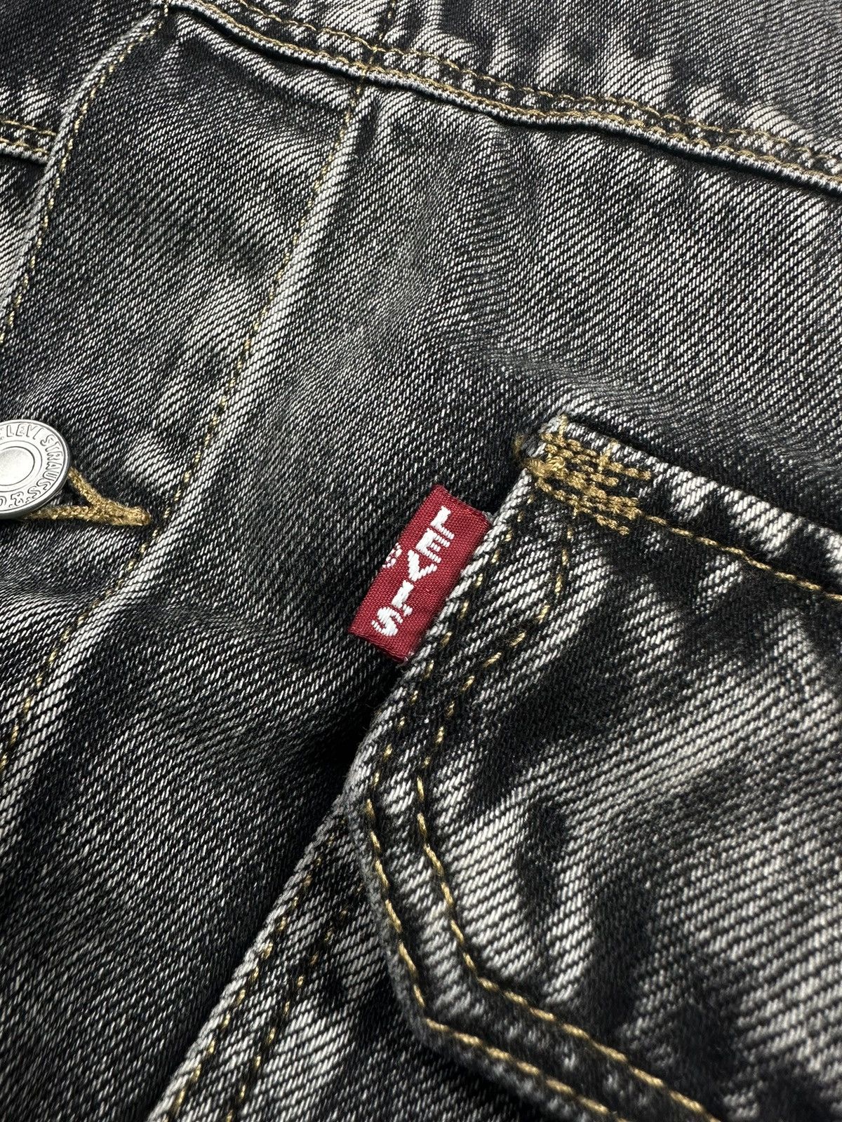 Feng Chen Wang × Levi's FENG CHEN WANG Blue & Black Levi's Edition Denim Oversized Size US L / EU 52-54 / 3 - 9 Thumbnail