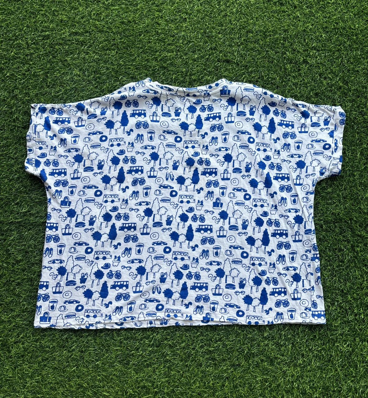 Japanese Brand Japanese Brand Girl Full Print Tshirt Size ONE SIZE - 3 Thumbnail