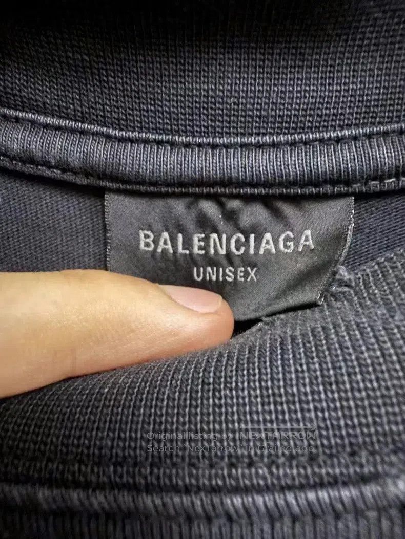 Balenciaga Balenciaga Statue of Liberty Small Ripped Short Sleeve Size US XL / EU 56 / 4 - 3 Thumbnail