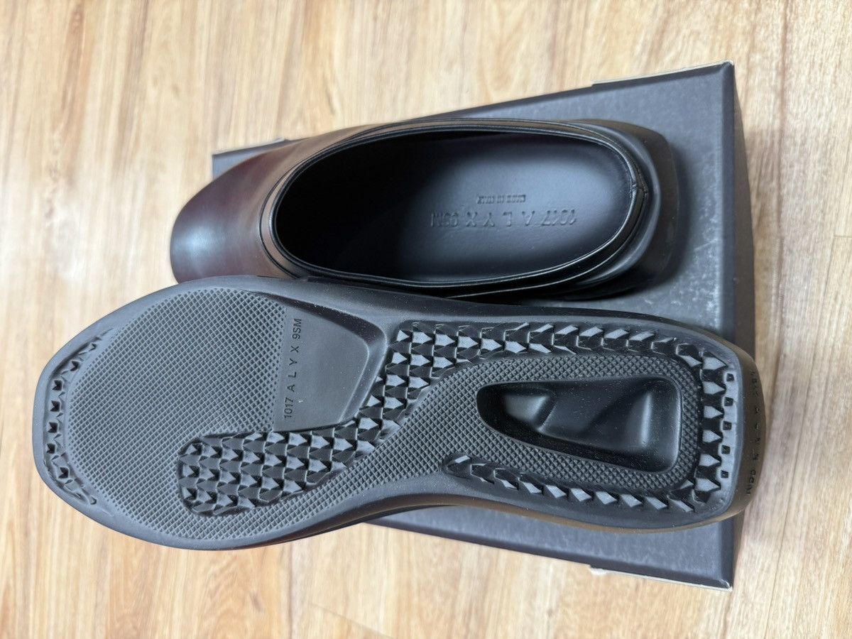 1017 ALYX 9SM 1017 ALYX 9SM Black Leather Mono Mule Shoes Slip On Size US 11.5 / EU 44-45 - 7 Thumbnail