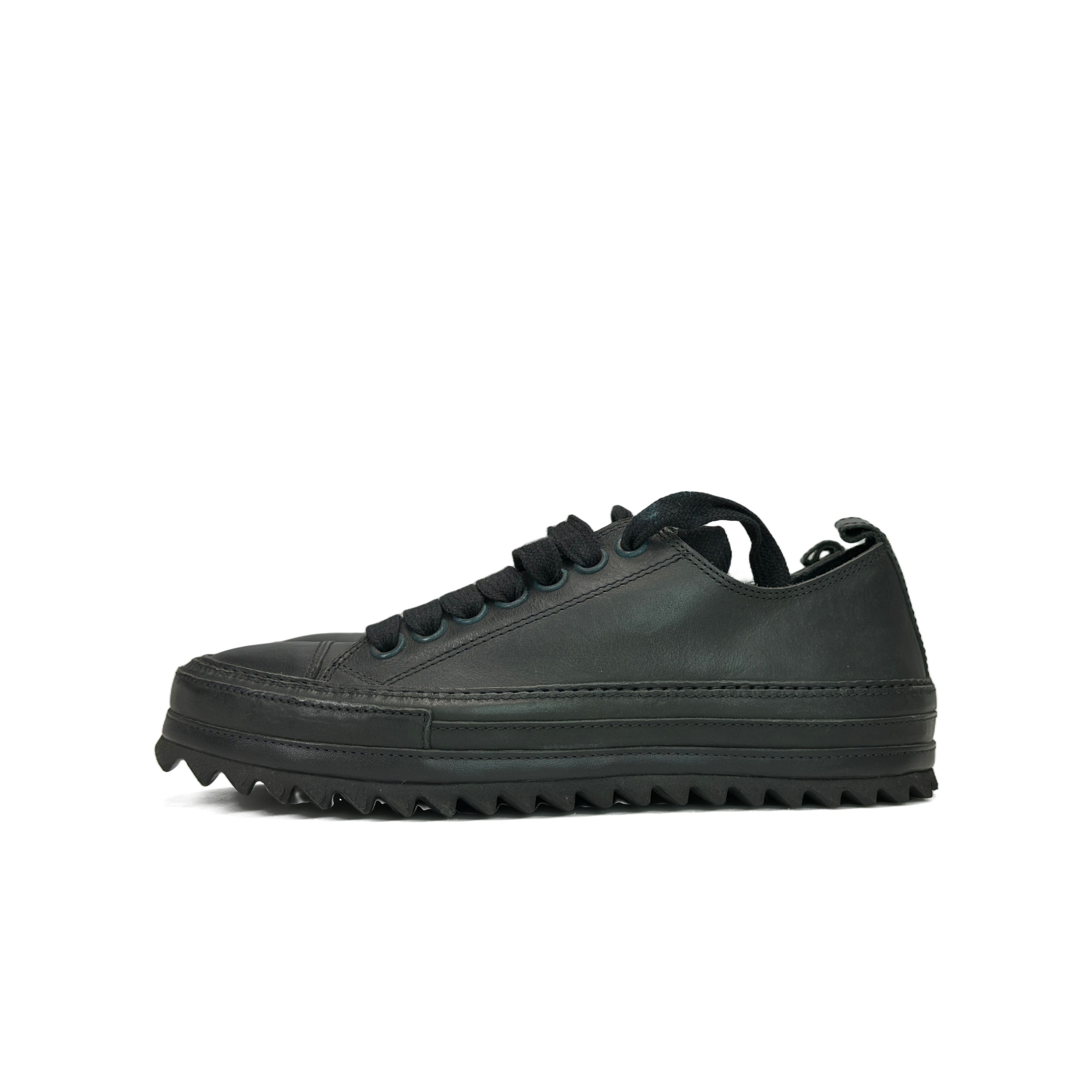Ann Demeulemeester Ann Demeulemeester Black Leather Low-Top