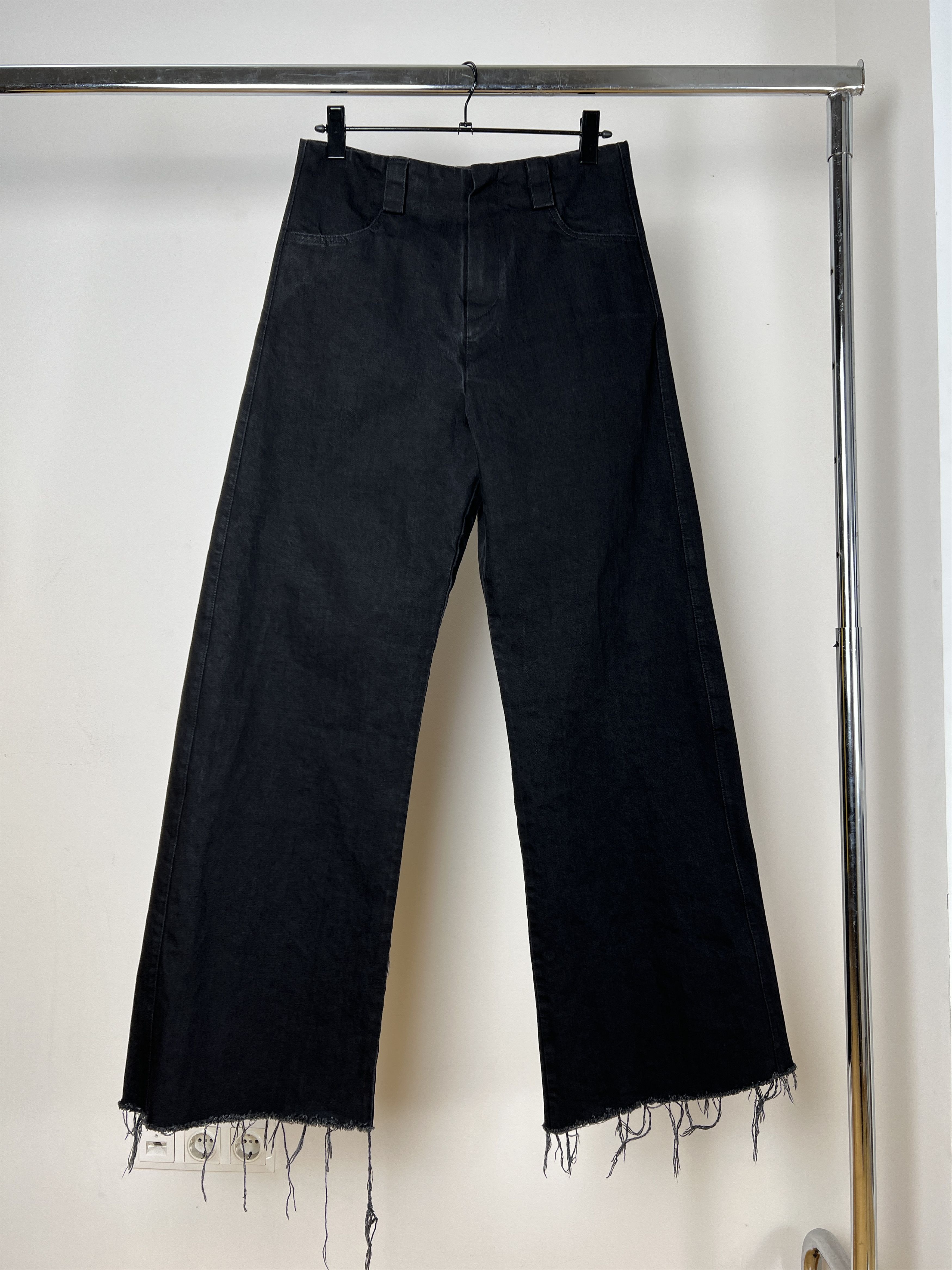 image of Handcrafted x Individual Designer Nktrmnv Wide Denim Pants Black 01.01, Men's (Size 32)