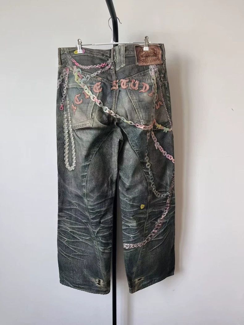 Acne Studios Acne Studios size:52 Candy chain 3D printed loose low-wais Size 31" - 2 Thumbnail