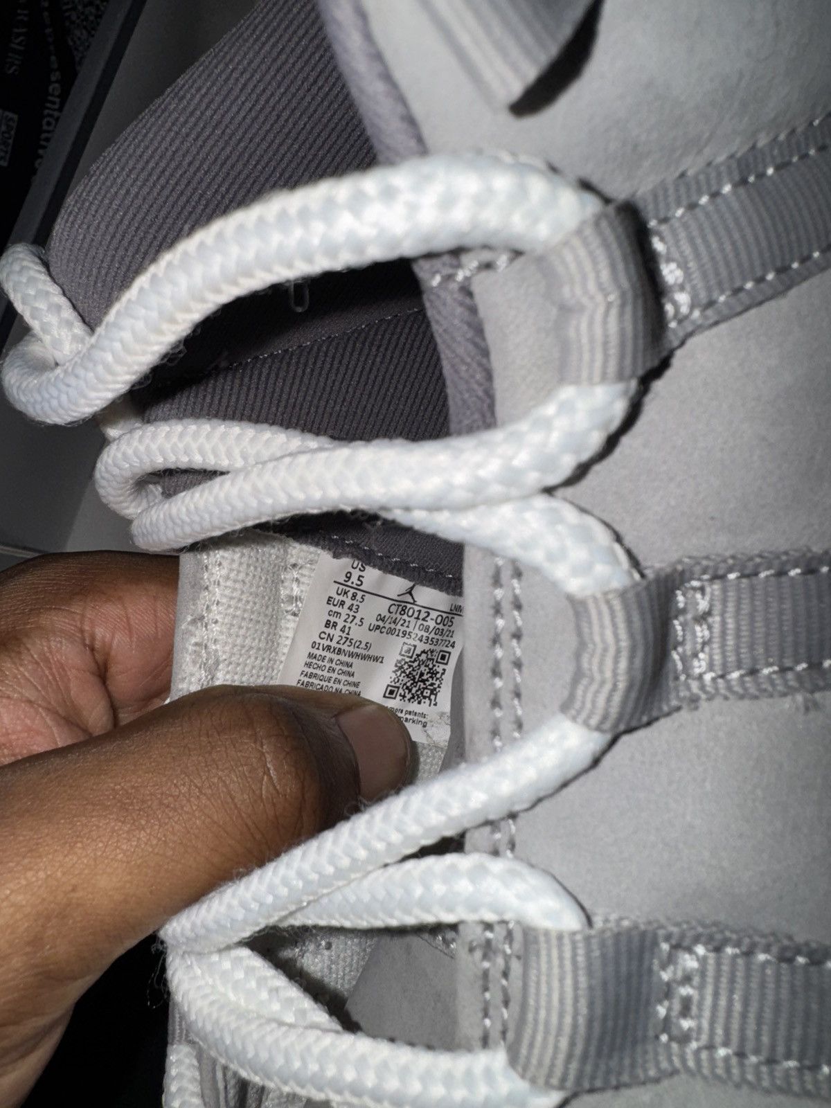 Jordan Brand Jordan 11 Cool Grey Size US 9.5 / EU 42-43 - 13 Thumbnail
