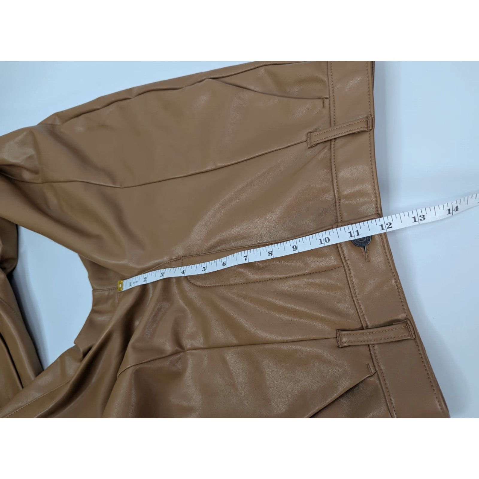 Abercrombie & Fitch Abercrombie & Fitch Pant 27 Skinny High Rise Faux Leather - Brown - Women - 27 - Multicolor? Size 27" / US 4 / IT 40 - 7 Thumbnail