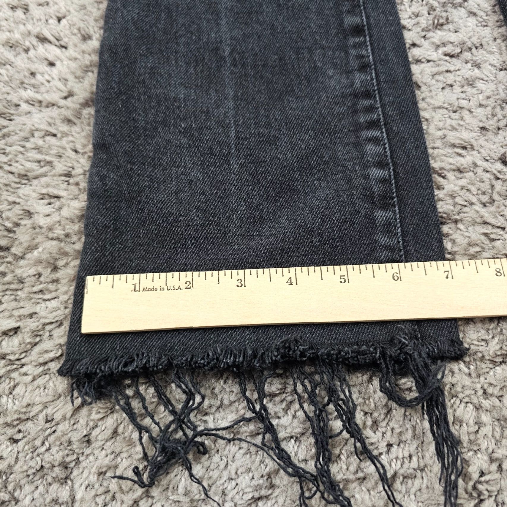 Madewell VINTAGE Madewell Jeans Women's Bootcut Denim High Rise Stretch 26 Black 24x27 Cali Demi Womens Size 26" / US 2 / IT 38 - 7 Thumbnail