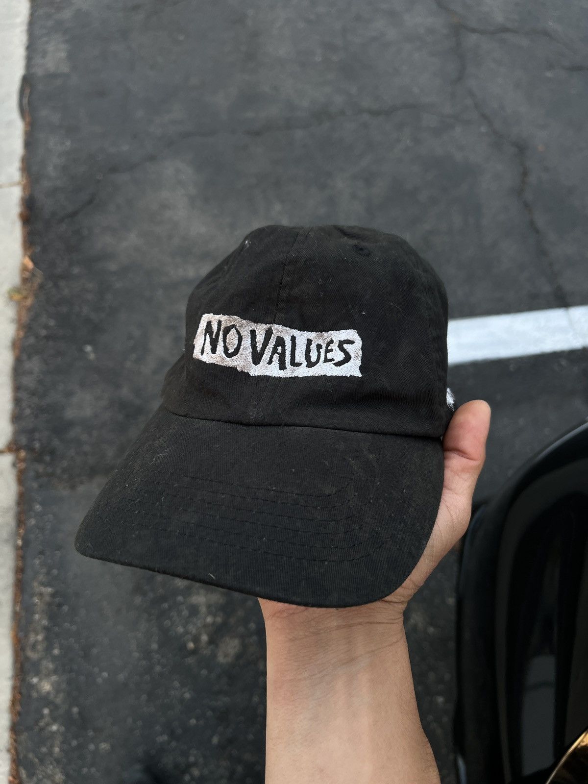 Band Tees No Values Pomona Dad Hat (Black) Size ONE SIZE - 1 Thumbnail