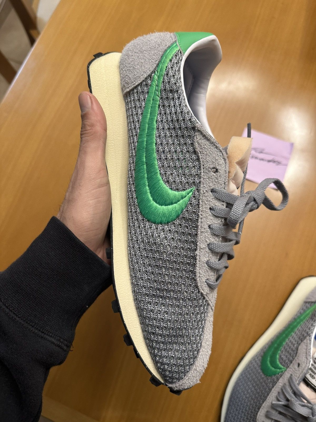Nike × Stussy Nike x Stussy LD1000 particle grey/green spark Size US 10 / EU 43 - 9 Thumbnail