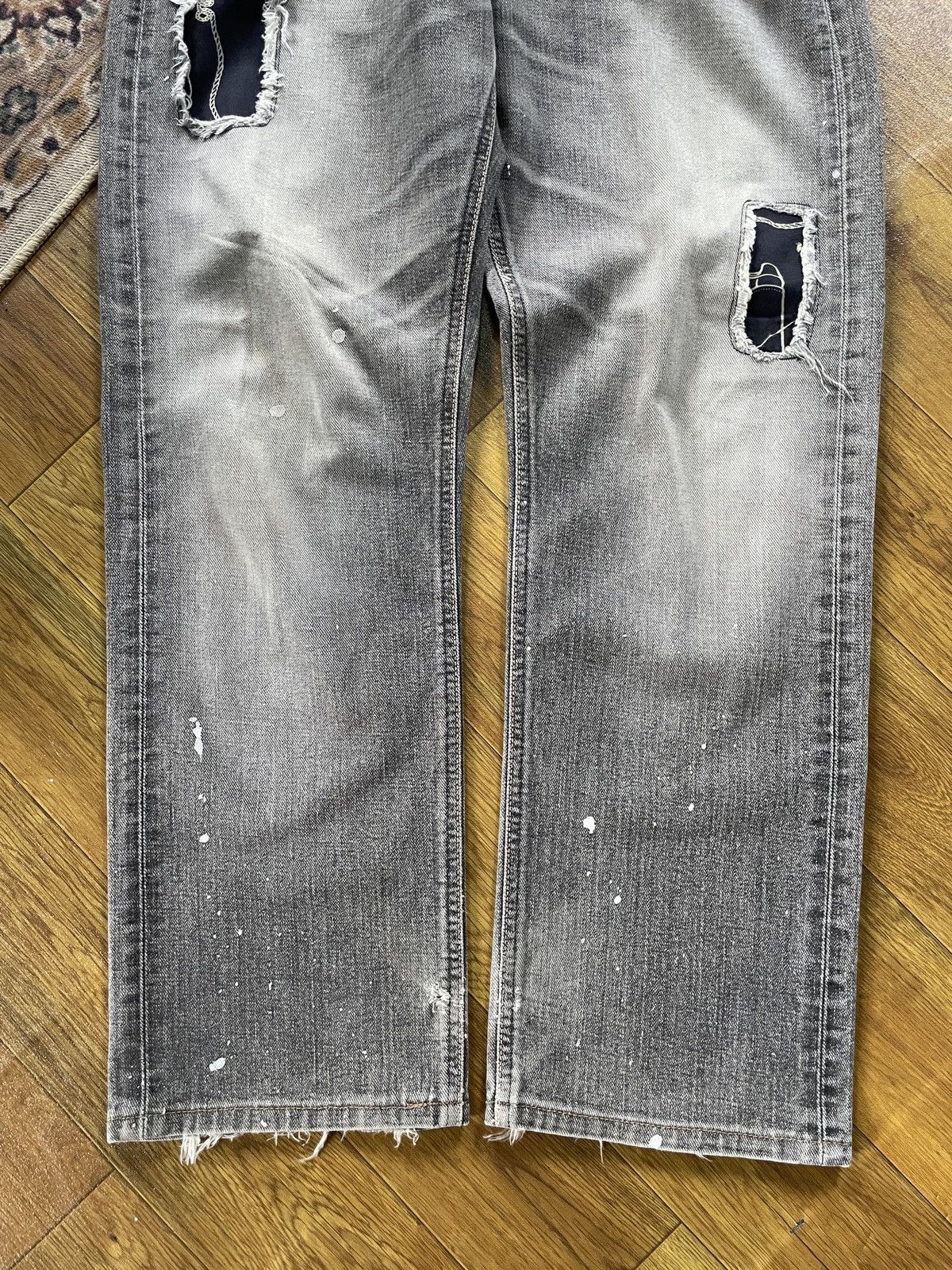 Lee × Vintage Vintage Lee Distressed Denim Size US 33 - 7 Thumbnail