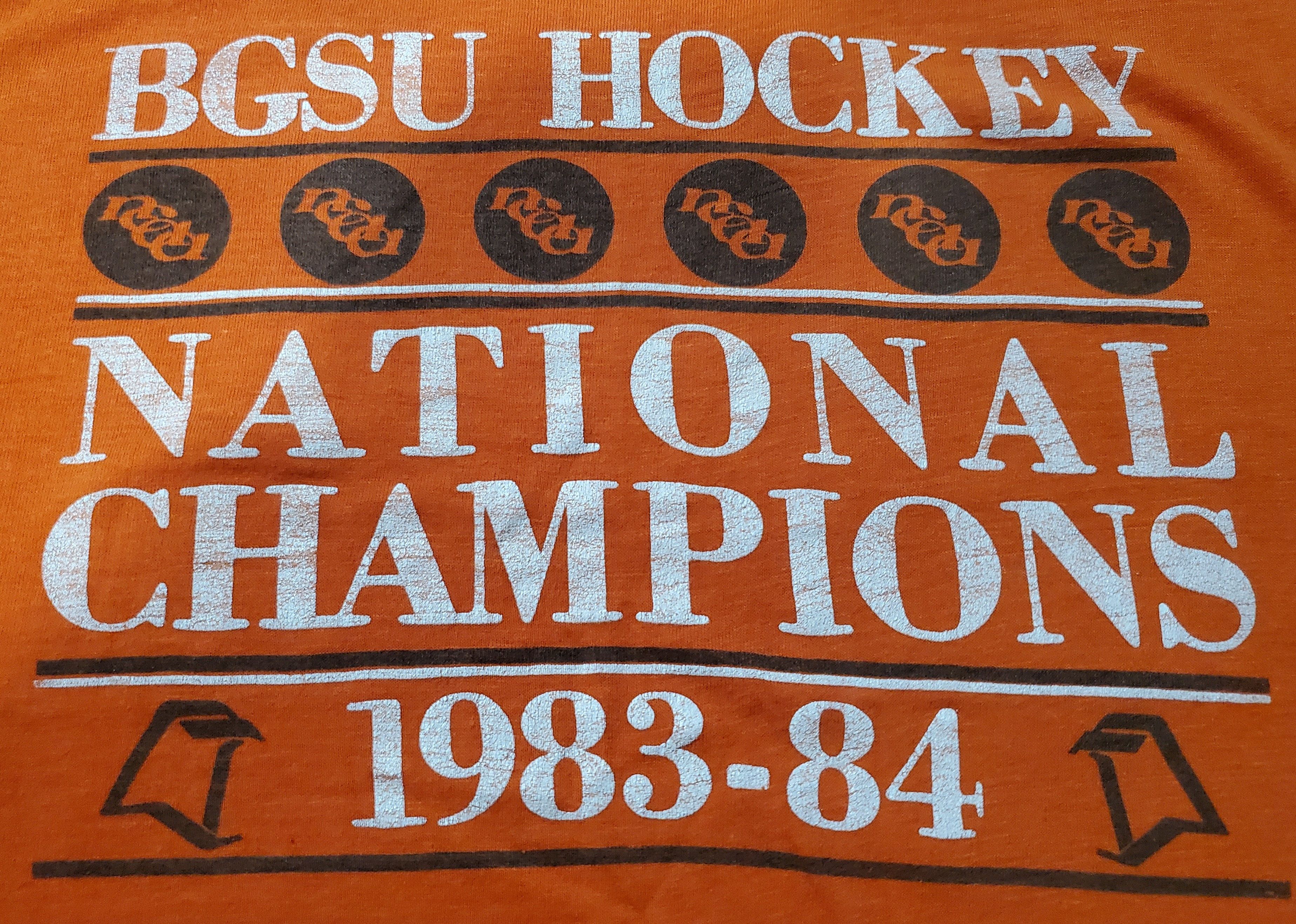 NCAA × NHL × Vintage Vintage 1983 1984 ncaa hockey bowling green champs Size US S / EU 44-46 / 1 - 2 Thumbnail