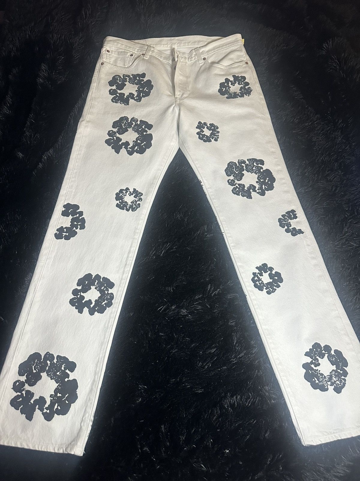 image of Black And White Denim Tears, Men's (Size 36)