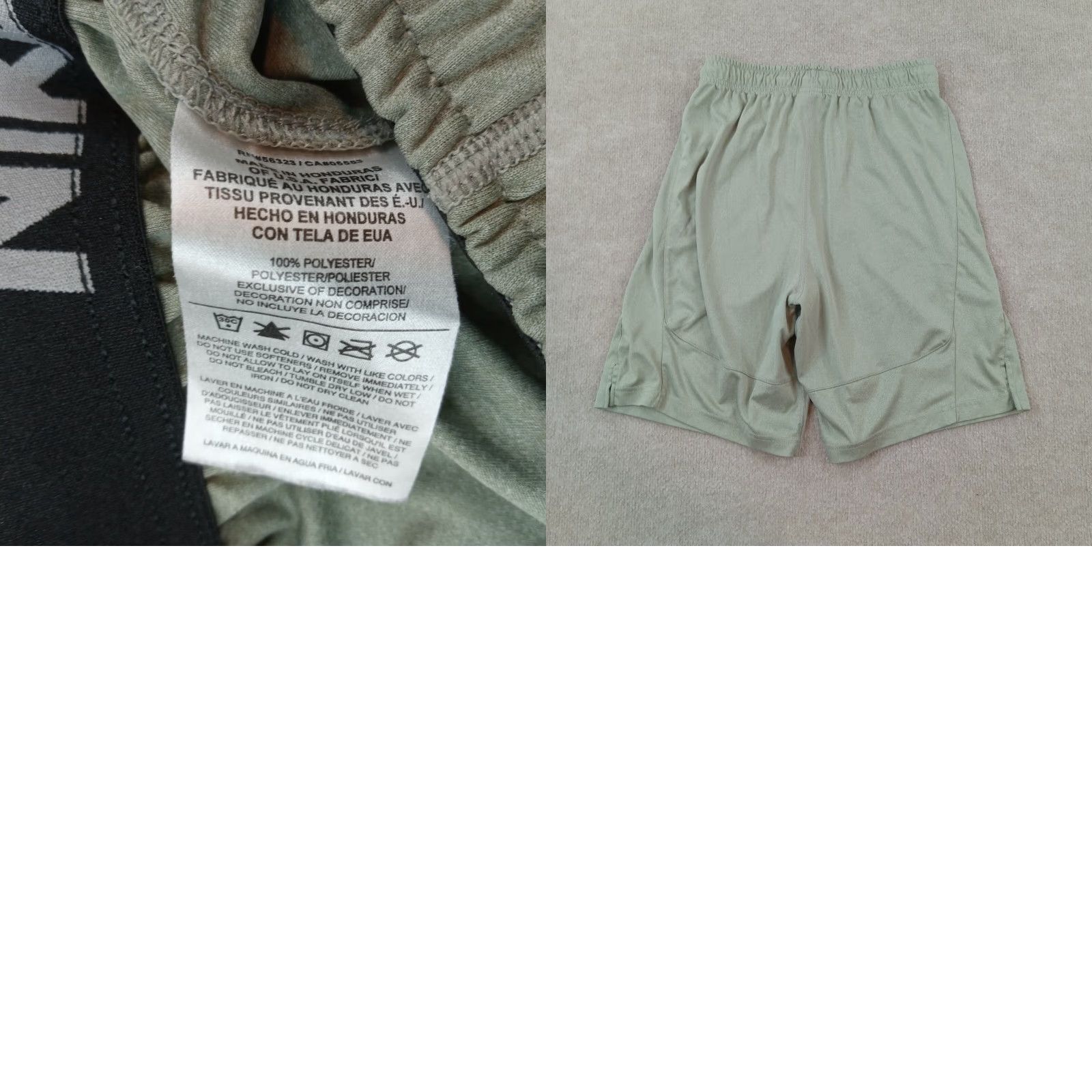 Nike Nike Sweat Shorts Mens Small Green Elastic Waist Drawstring Running Size US 29 - 8 Thumbnail