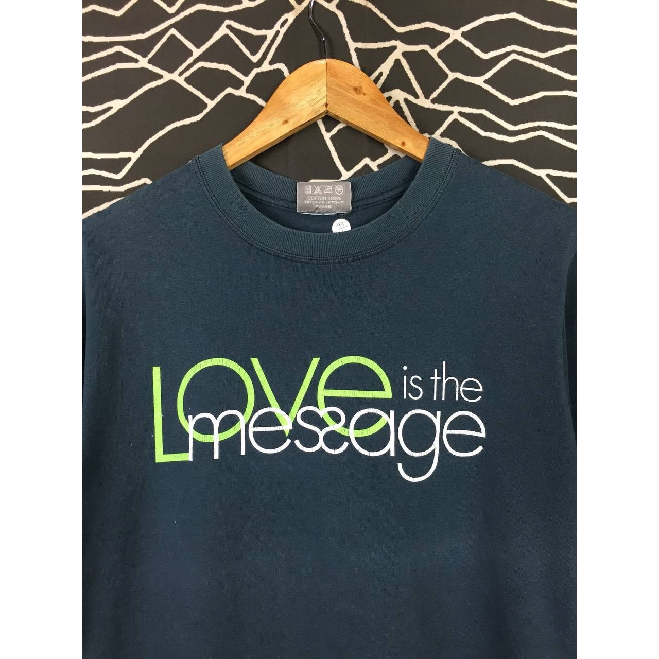 Japanese Brand × United Arrows United Arrows Blue Label Love Is The Message Tee Size US S / EU 44-46 / 1 - 3 Thumbnail