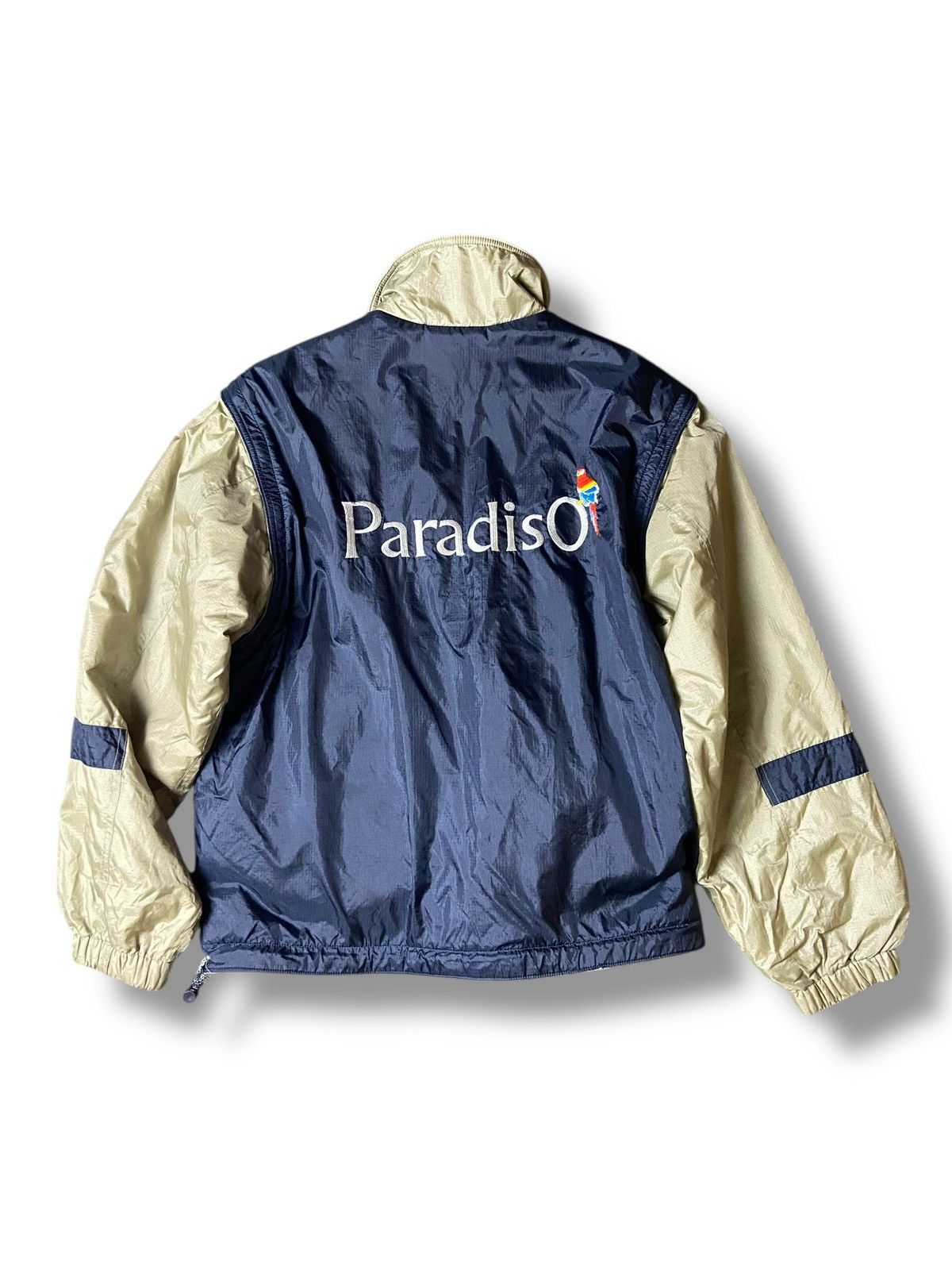 Japanese Brand × Other × Vintage 90’s PARADISO Two-Way Nylon & Fleece Jacket (131) Size US S / EU 44-46 / 1 - 2 Thumbnail