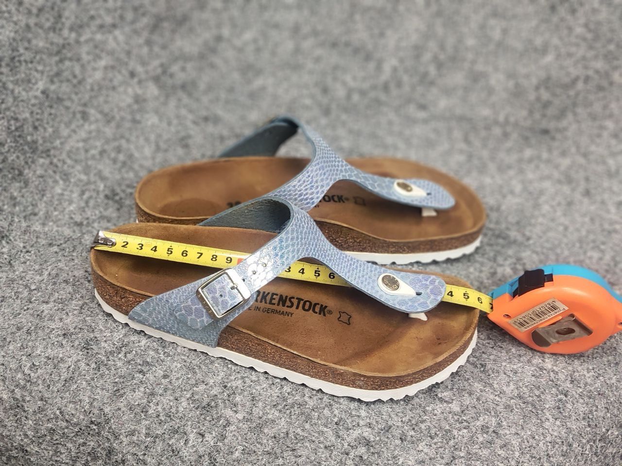 Birkenstock Birkenstock gizeh bf shiny snake Orthopedic slippers sandals Size US 8 / IT 38 - 14 Thumbnail