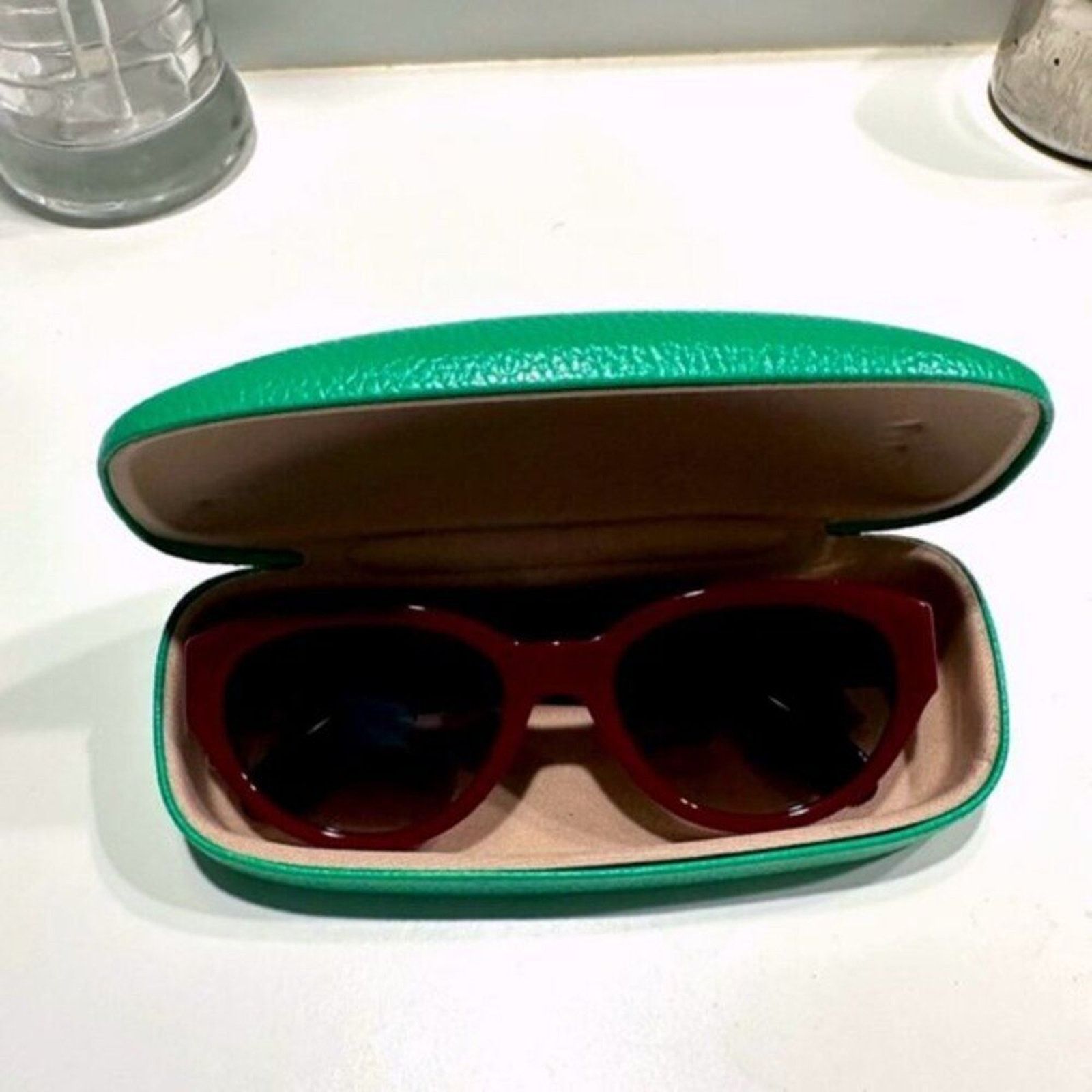Givenchy Givenchy 52mm Oval Sunglasses burgundy Size ONE SIZE - 4 Thumbnail