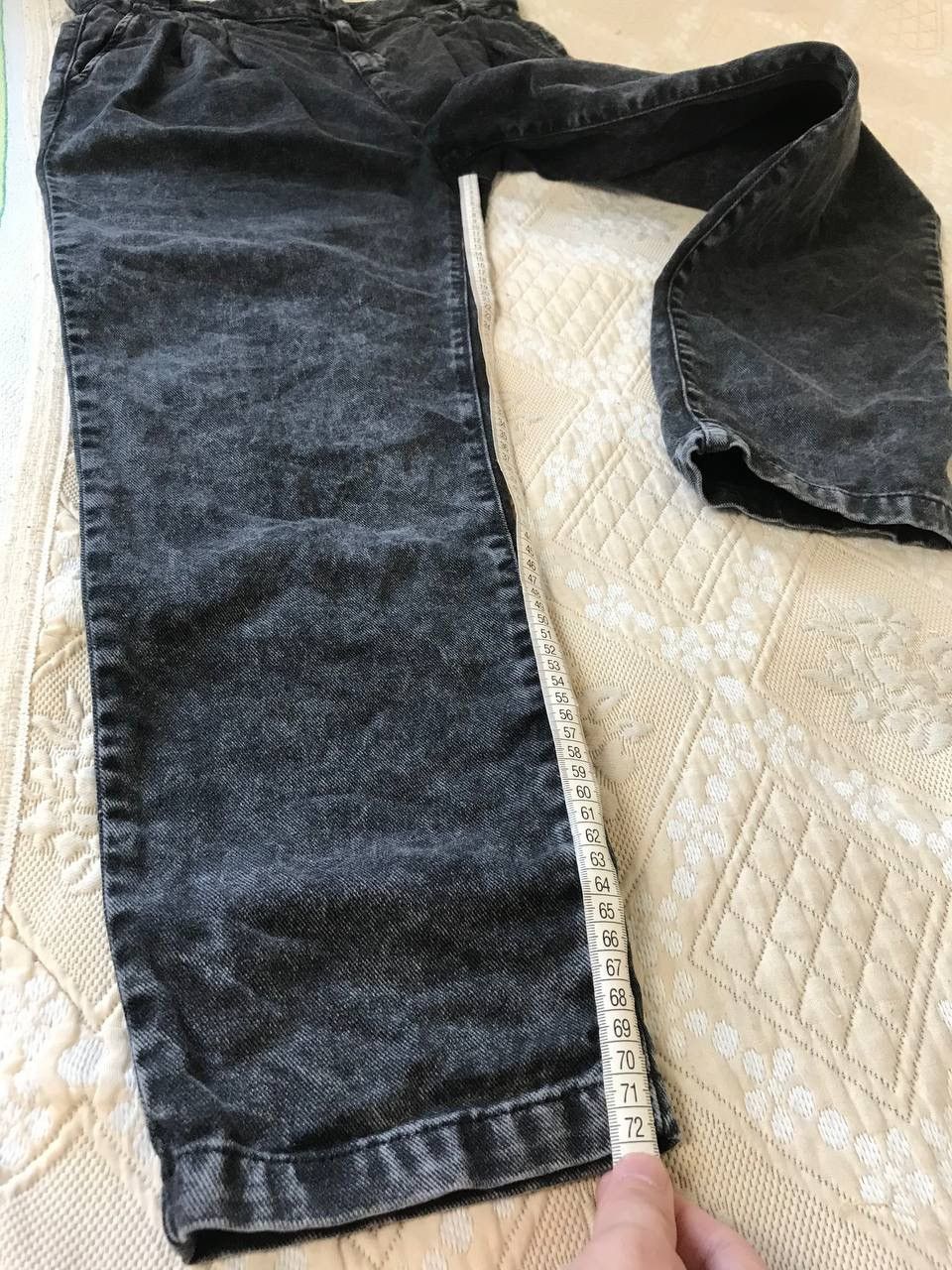 Sezane 🔥 Sezane Paris Austin Trousers Washed Black Jeans Pants Size 28" / US 6 / IT 42 - 15 Thumbnail