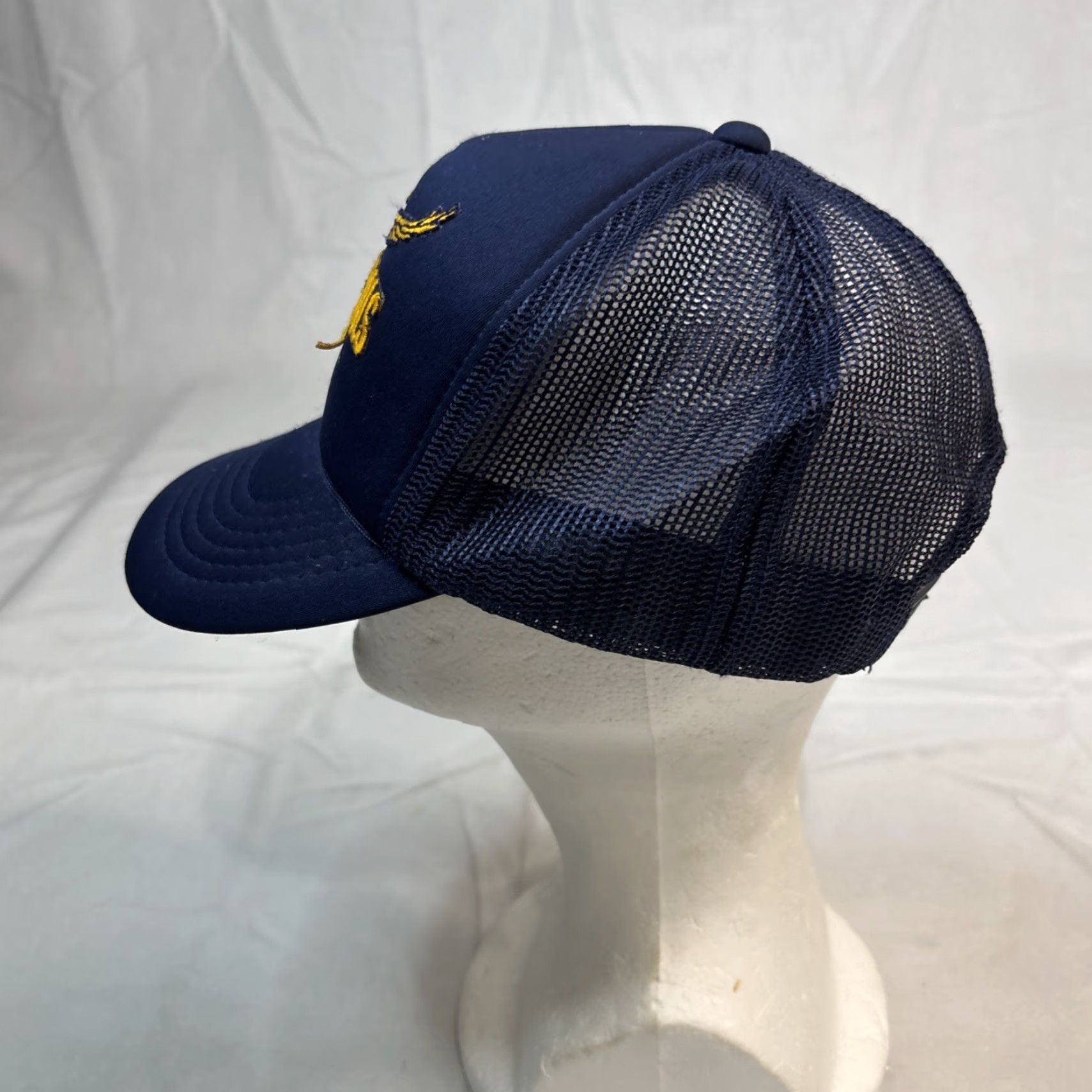 Vintage VINTAGE Youngan Trucker Hat Navy Seals Adjustable Blue Mens One Size Size ONE SIZE - 6 Thumbnail