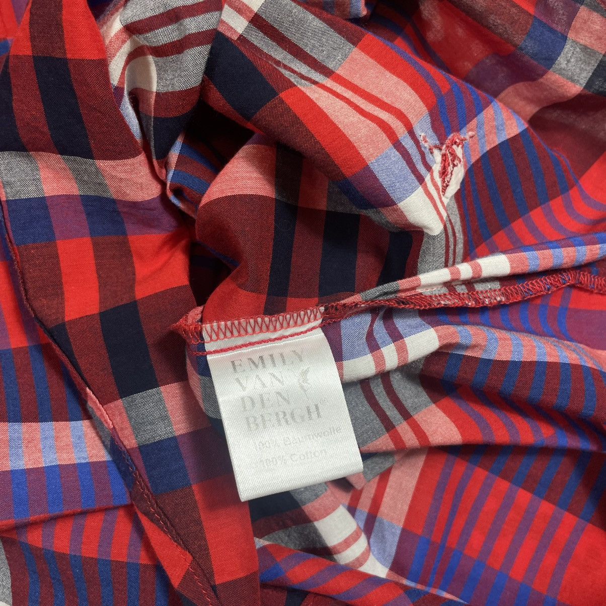 Vintage Vintage Y2K Emily Van Den Bergh Checked Luxury Shirt Size S / US 4 / IT 40 - 10 Thumbnail