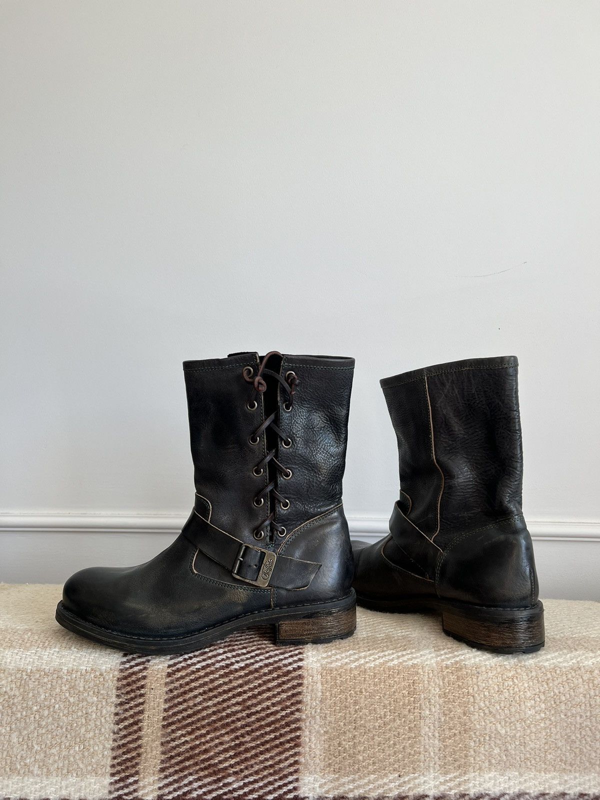 A.S.98 × If Six Was Nine Buffalo Avant Garde Leather boots style Airstep A.S 98 Size US 9 / IT 39 - 3 Thumbnail