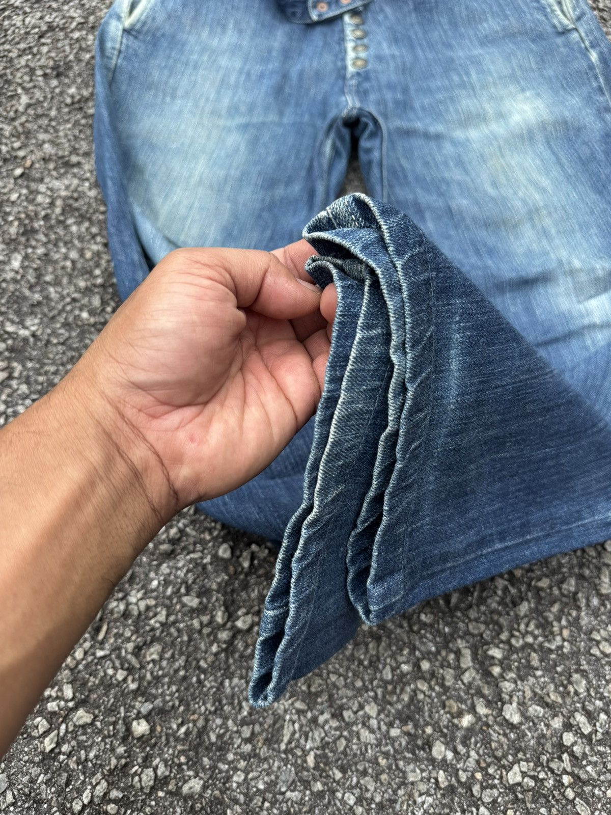 Kapital DESIGNER KIRO HIRATA KAPITAL HEMP CLASSIC DISTRESSED JEANS Size US 31 - 8 Thumbnail