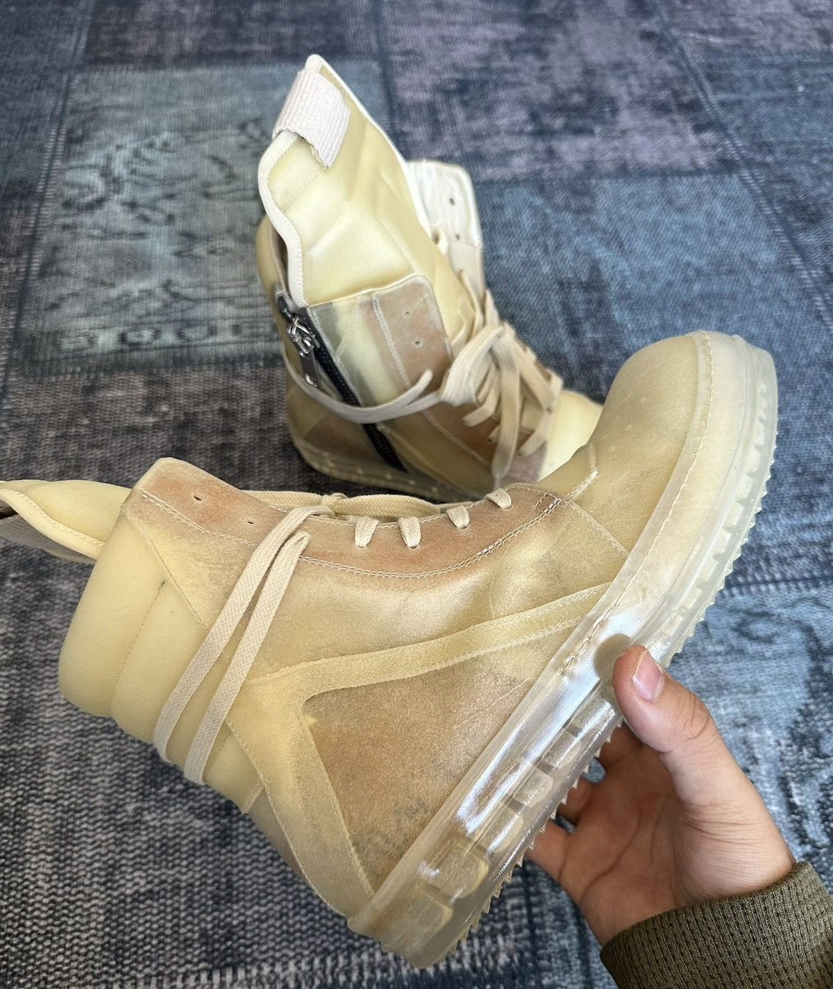 Rick Owens Rick Owens mainline Ghost Inverted Triangle Size US 7 / EU 40 - 2 Thumbnail