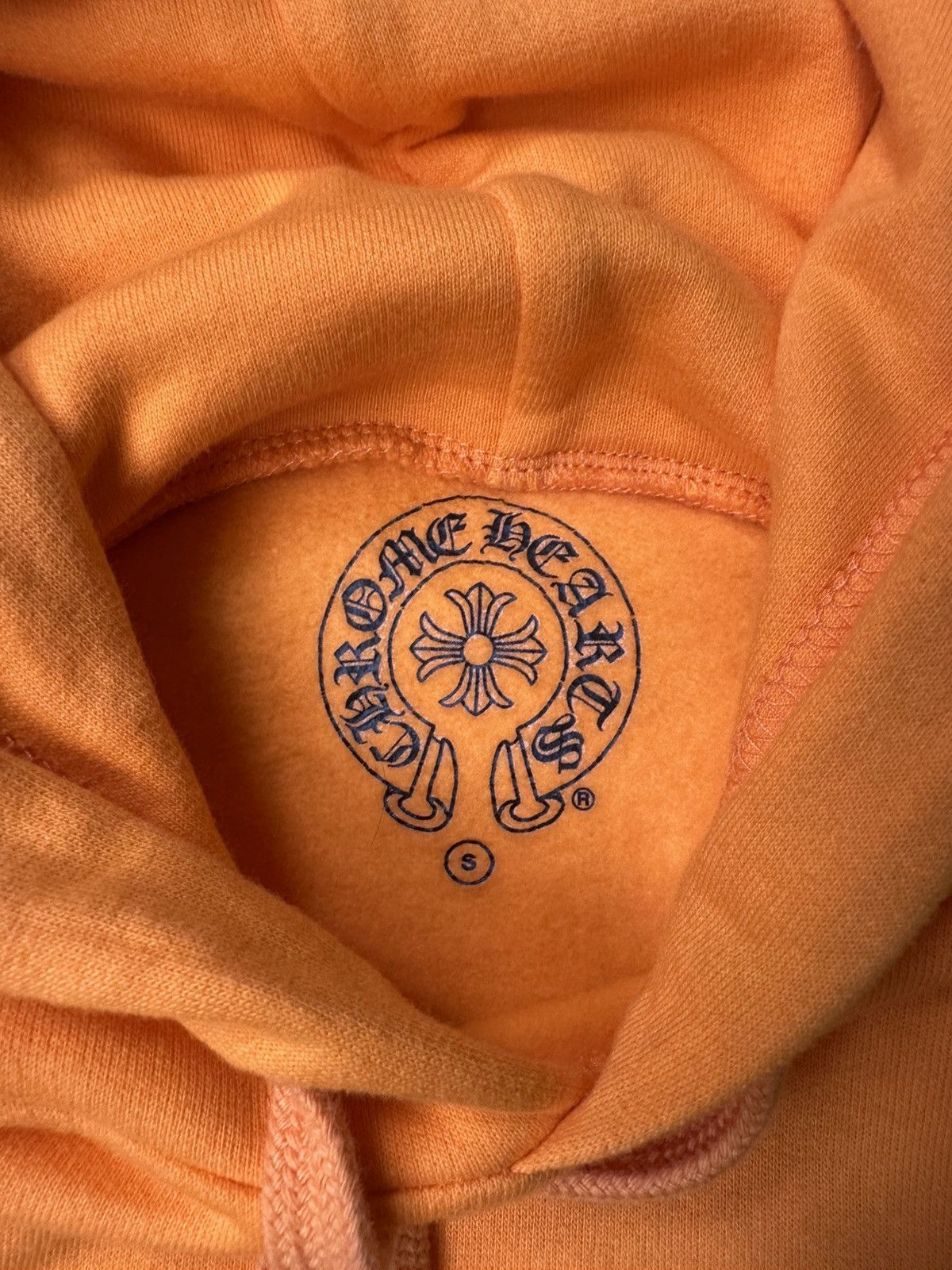 Chrome Hearts × Off-White Chrome Hearts x Off-White Scroll Orange Hoodie Size US S / EU 44-46 / 1 - 3 Thumbnail
