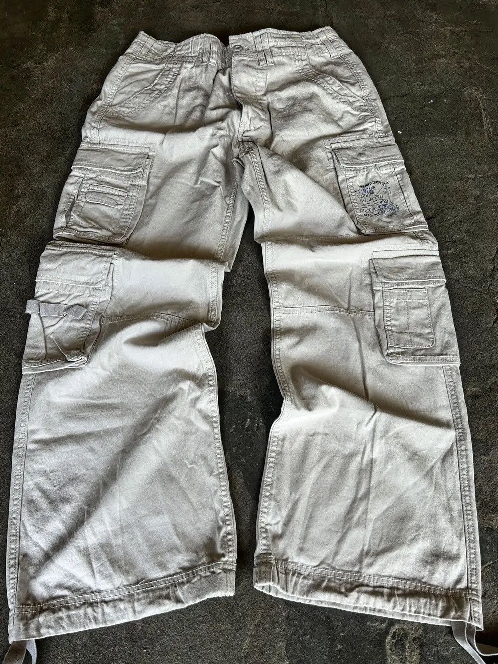 If Six Was Nine × Japanese Brand × Yohji Yamamoto VTG Yohji Yamamoto Junya Watanabe Style Bondage Cargo Pants Size US 32 / EU 48 - 1 Thumbnail