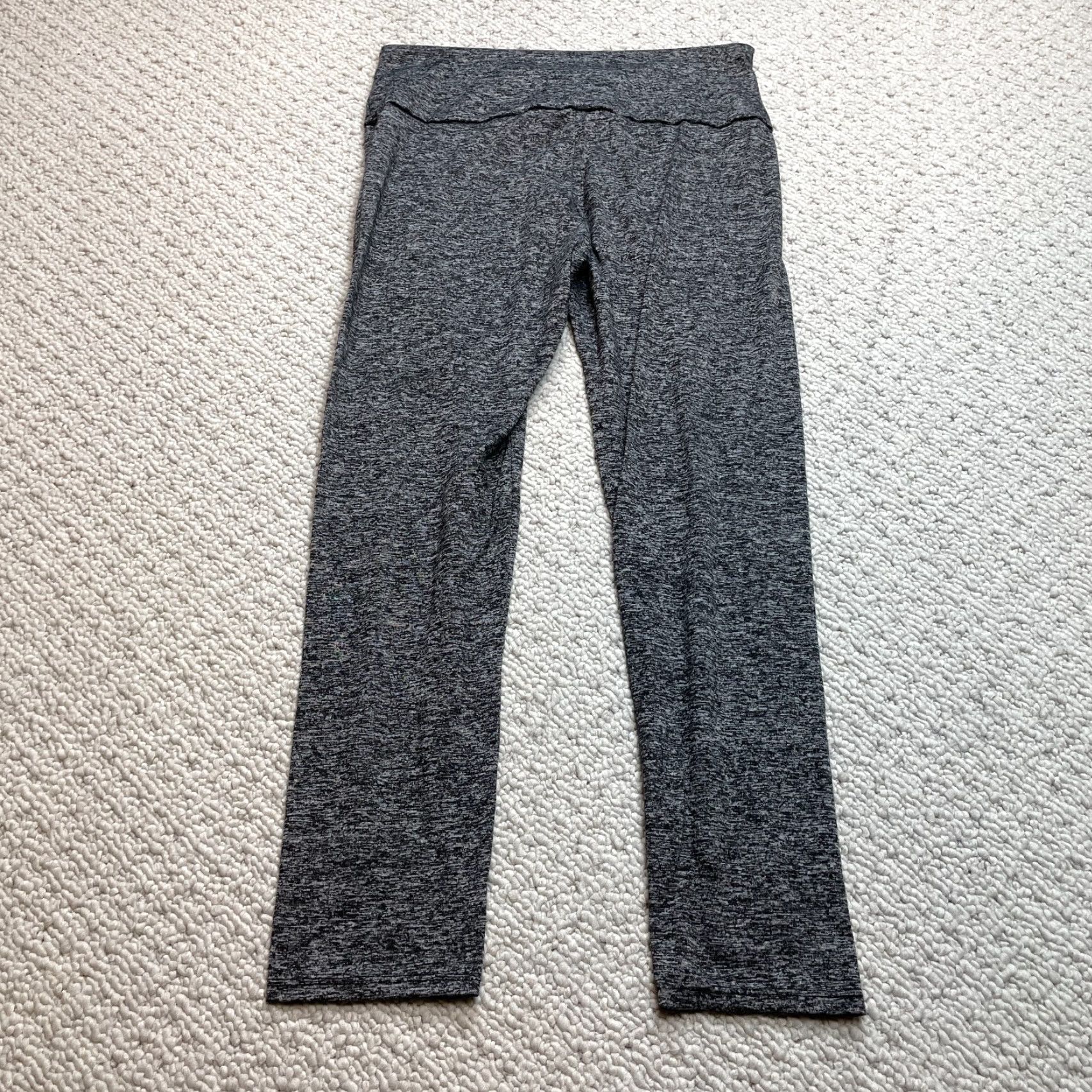 Vintage SEE YOU MONDAY Legging Yoga Pants Womens 30x26 Heather Gray Activewear Pants 30 in Gray 88% Polyester/12% Spandex Athletic Stretch Womens Size 30" / US 8 / IT 44 - 7 Thumbnail