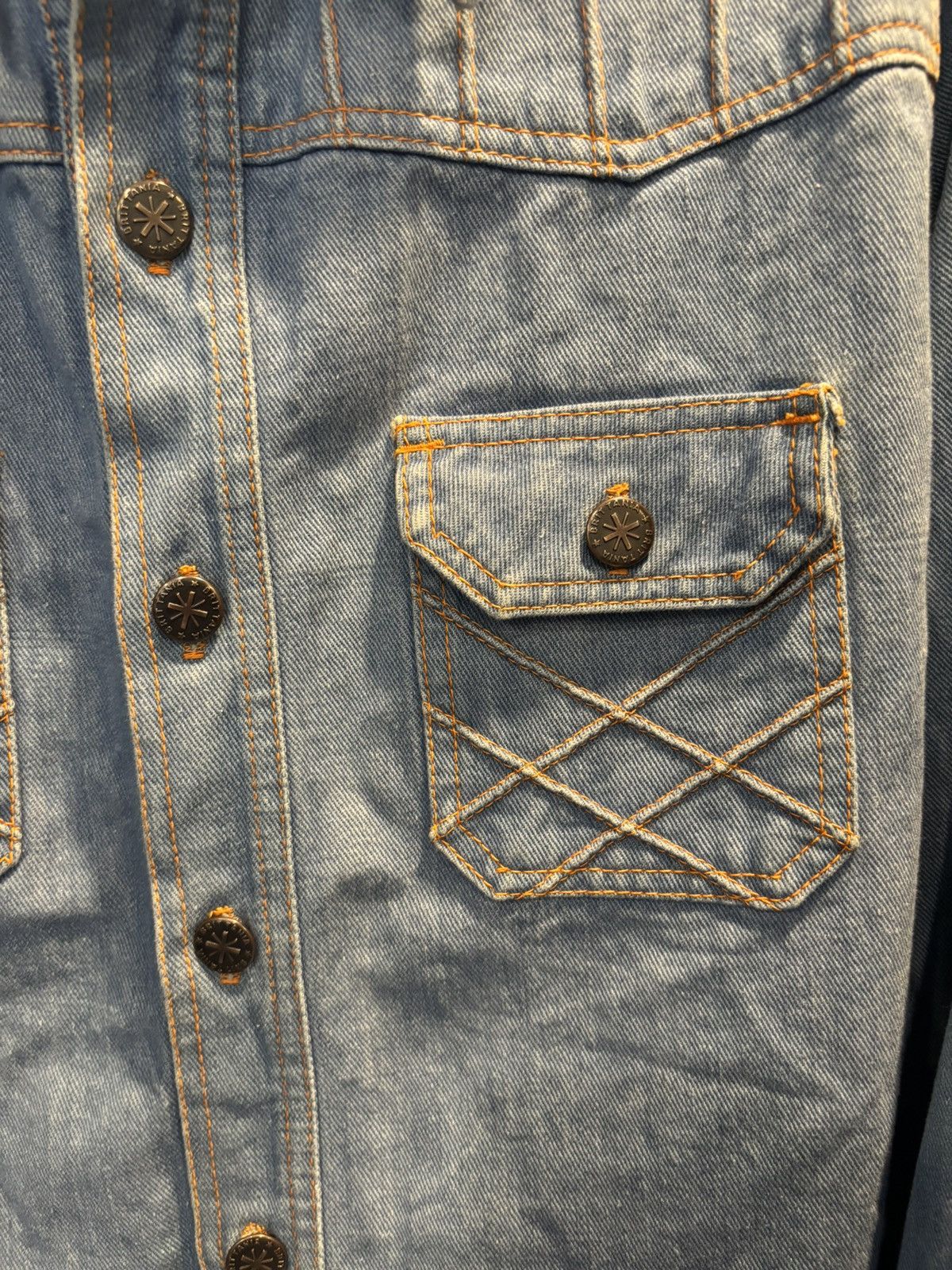 Japanese Brand BRITTANIA SPORTSWEAR Western Denim Jacket (L) 🇬🇧 Size US L / EU 52-54 / 3 - 4 Thumbnail