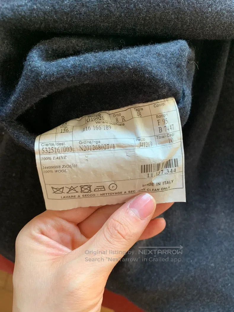 Hermes Hermes Men's Woolen Suit Size 48R - 8 Thumbnail