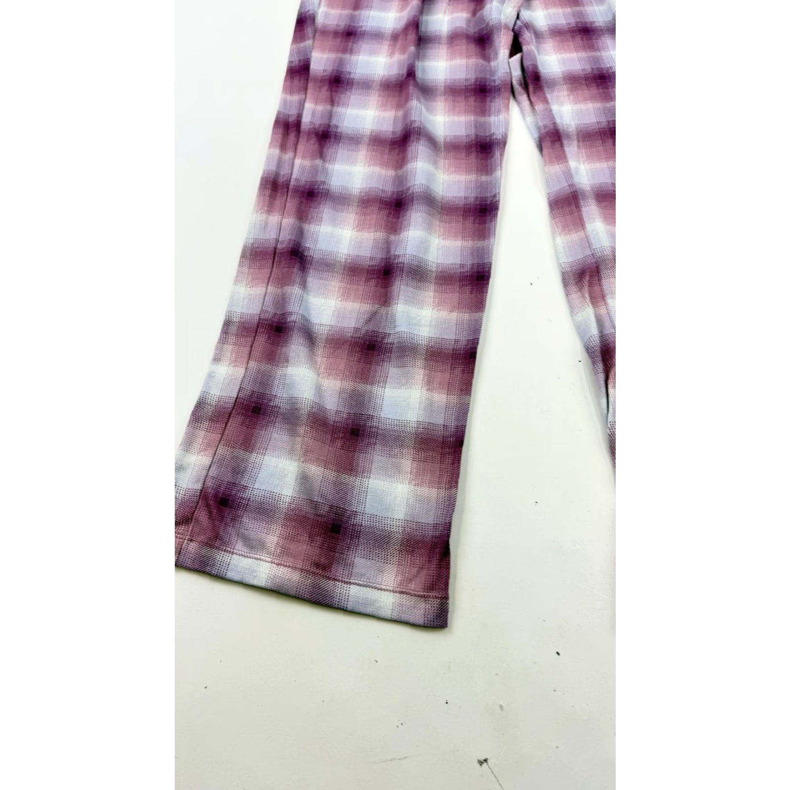 Eddie Bauer Eddie Bauer Pants Womens Small Purple Pink Plaid Sleepwear Lounge Pajama Bottoms Size 28" / US 6 / IT 42 - 3 Thumbnail