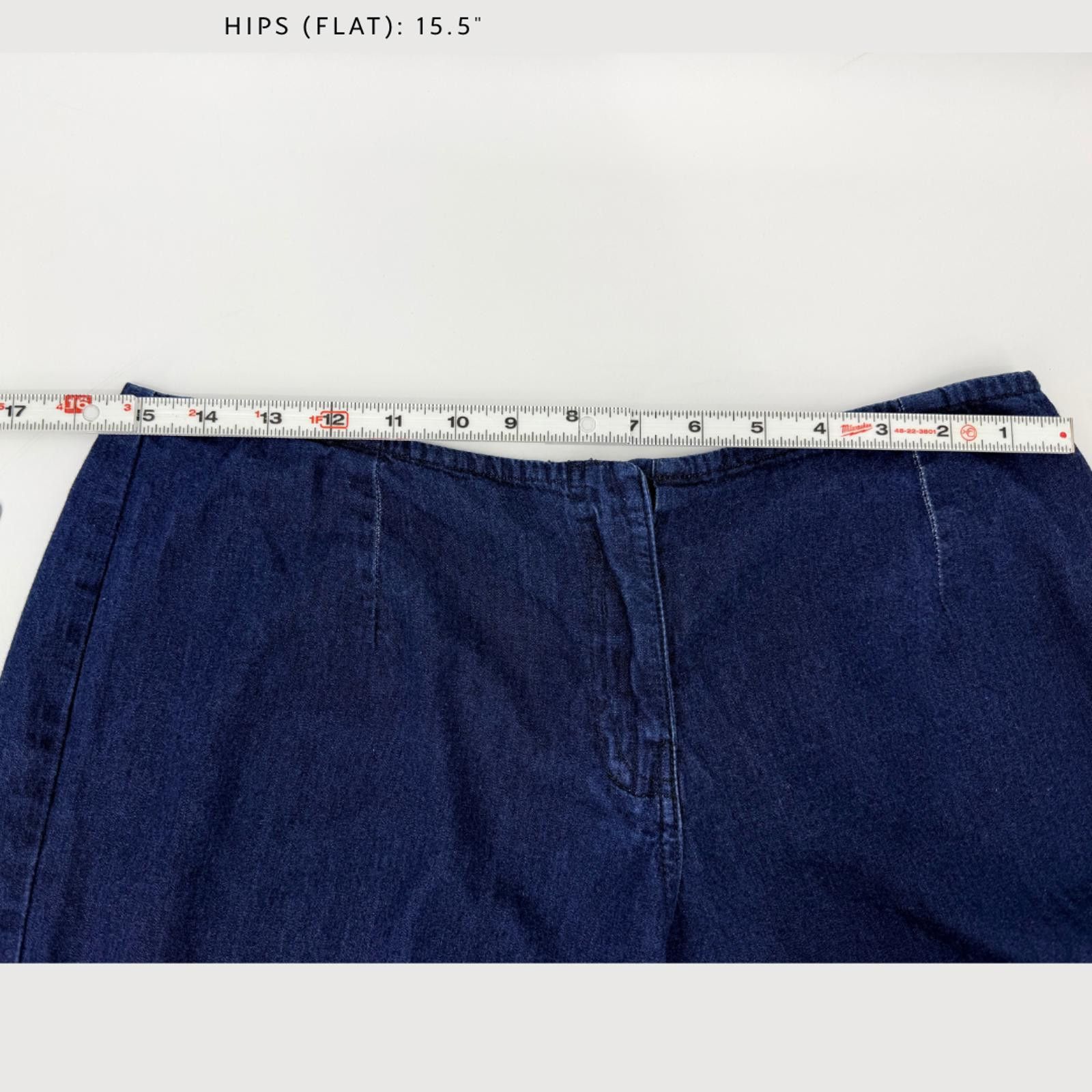 Other Motel Rocks Wide Leg Chambray Pants Low Rise Blue S Size 28" / US 6 / IT 42 - 7 Thumbnail