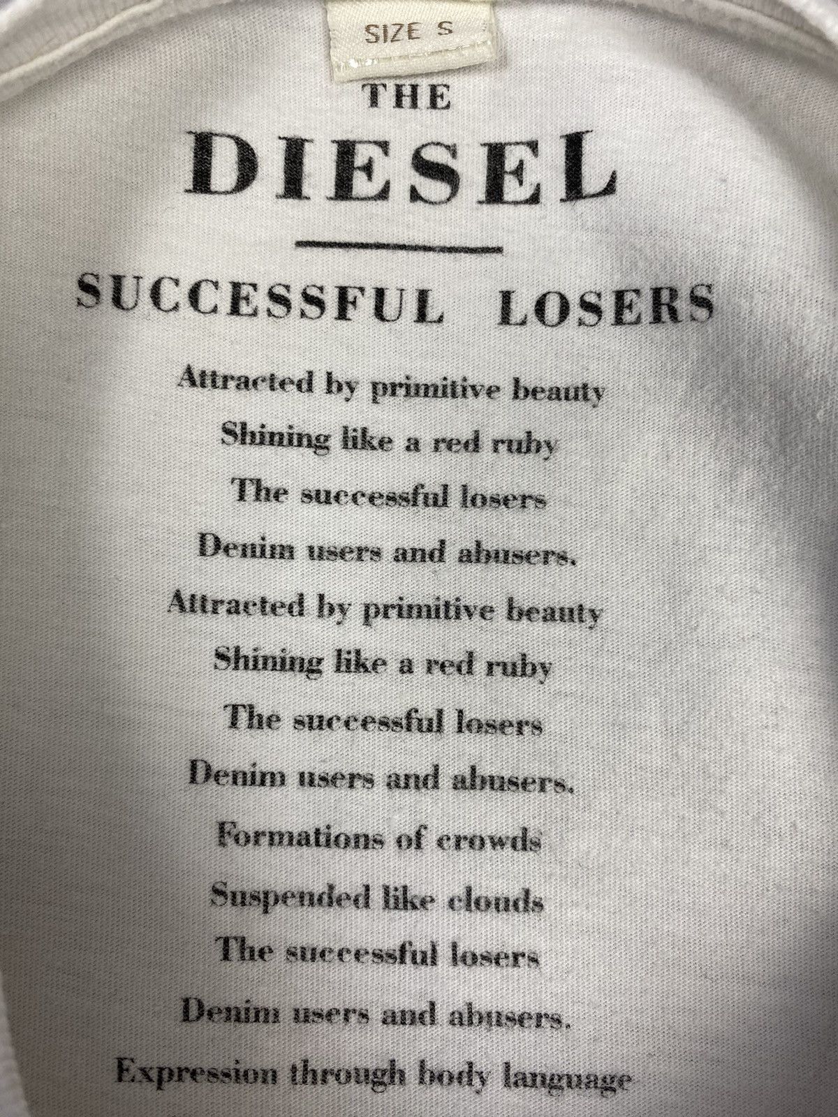 Designer Diesel Rose Party Designer Graphic T Shirt Tee men’s size S Size US S / EU 44-46 / 1 - 11 Thumbnail