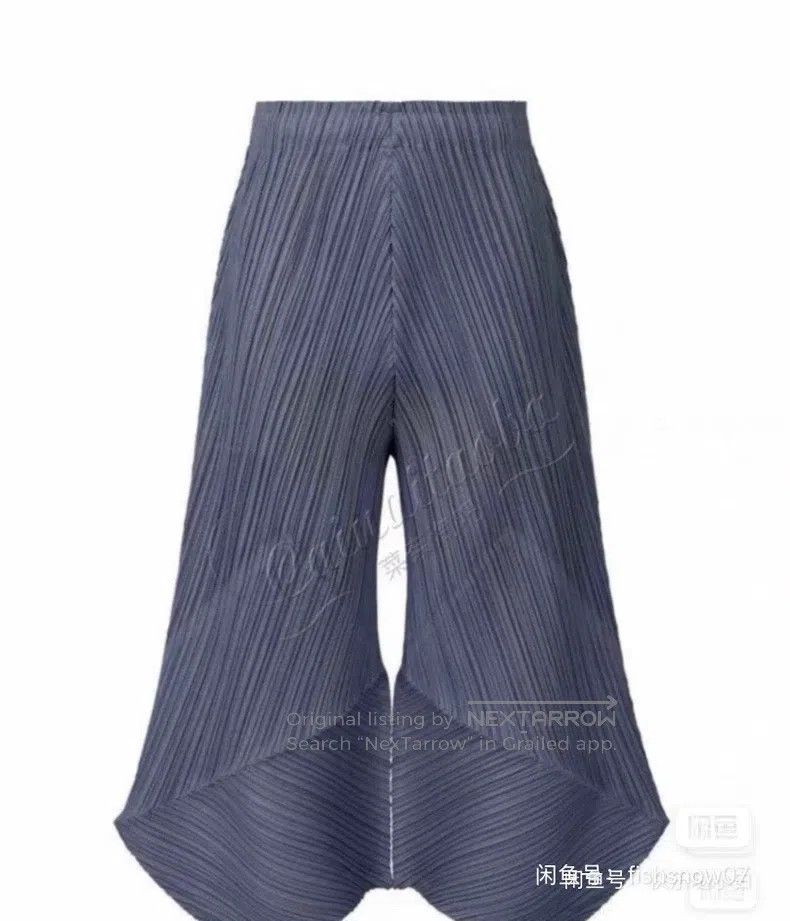 Issey Miyake Issey Miyake size:3 Gray Blue Pants Size 23" - 1 Thumbnail