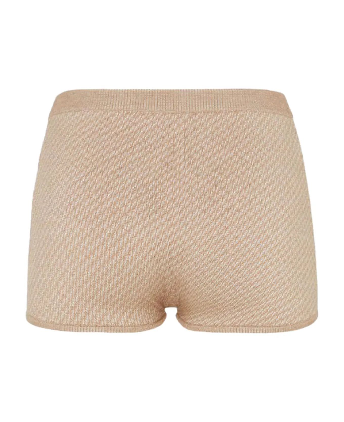 Fendi o1s1wg110326 Shorts in Beige Size 27" / US 4 / IT 40 - 2 Thumbnail